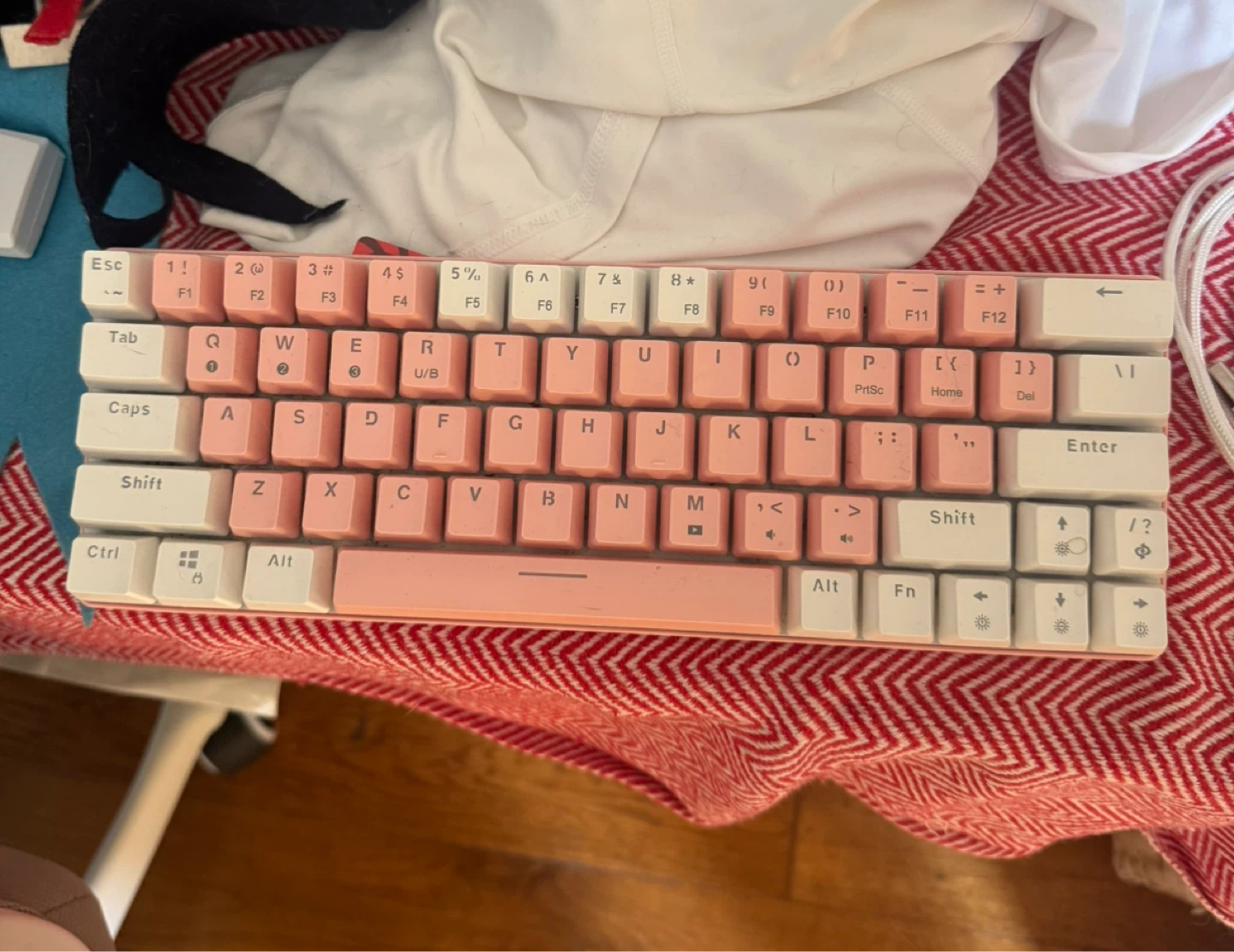 Huoji pink mechanical Keyboard - photo 2