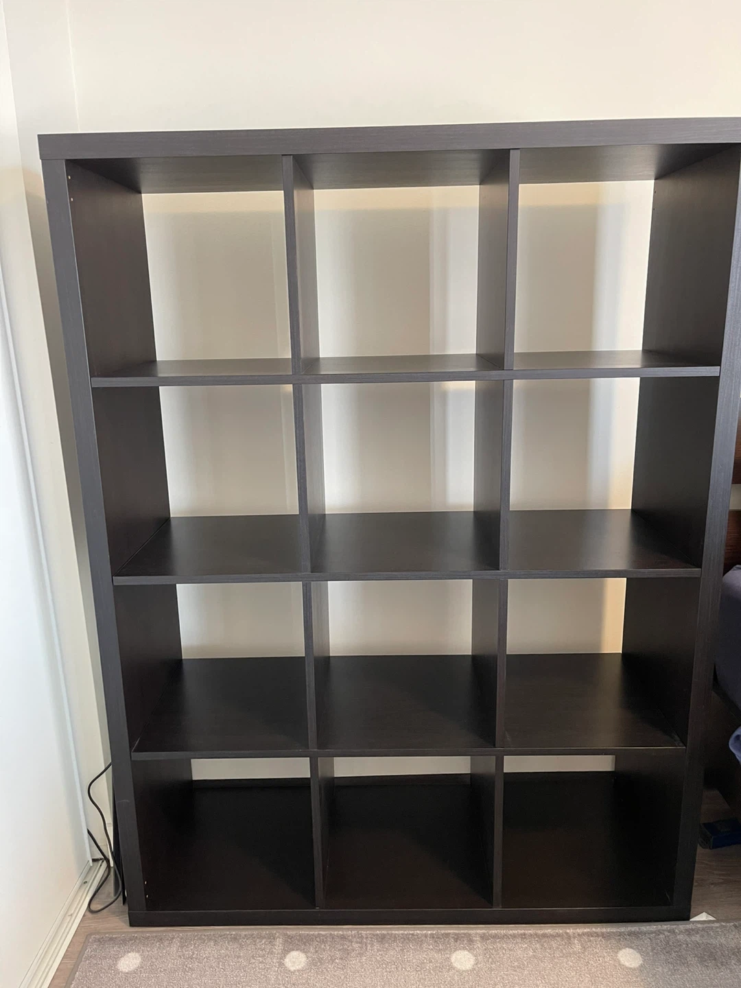 IKEA Kallax Shelf Unit - Black-Brown