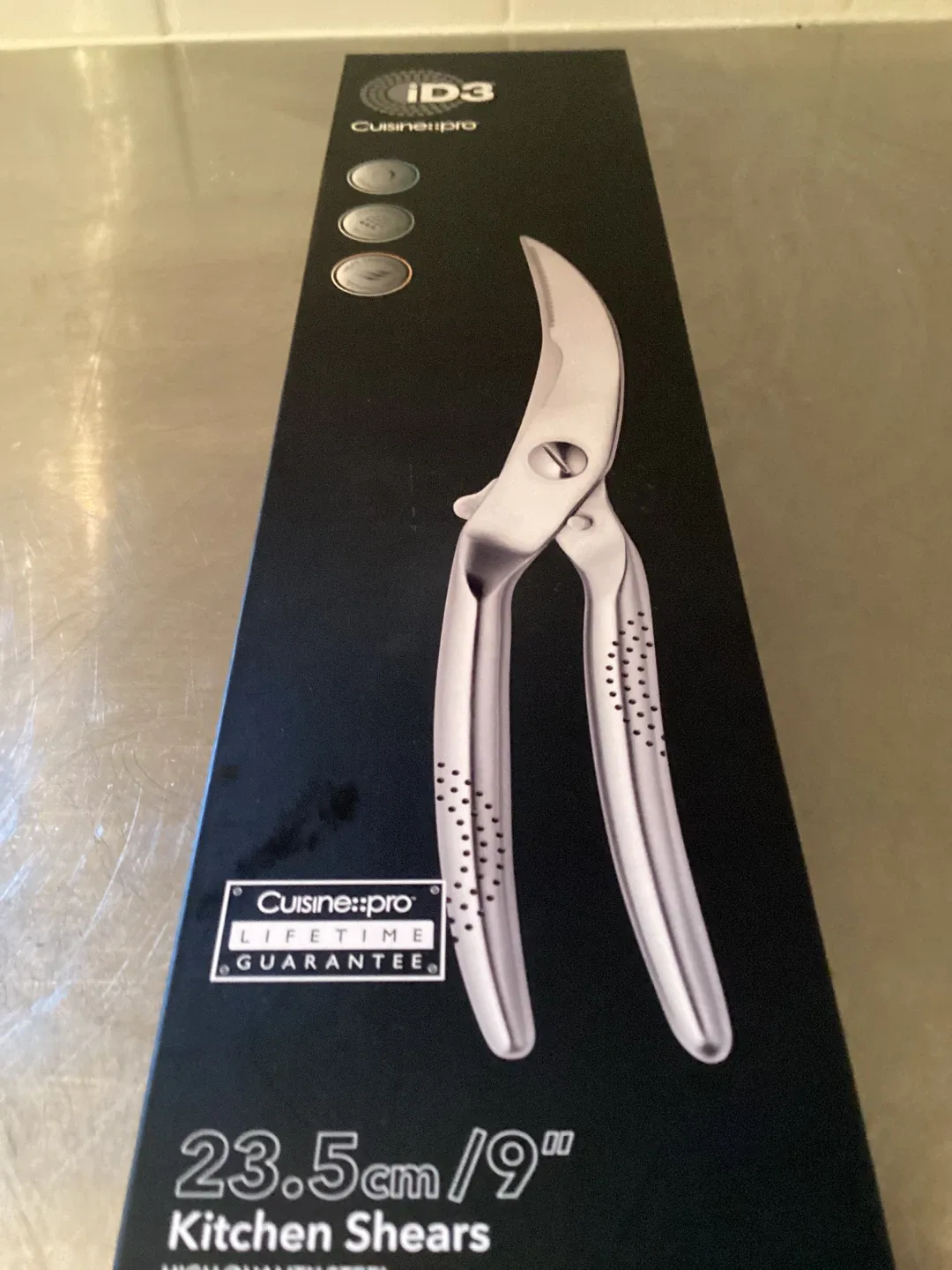 ID3 Cuisine pro 9" Kitchen Shears. New - in box thumbnail