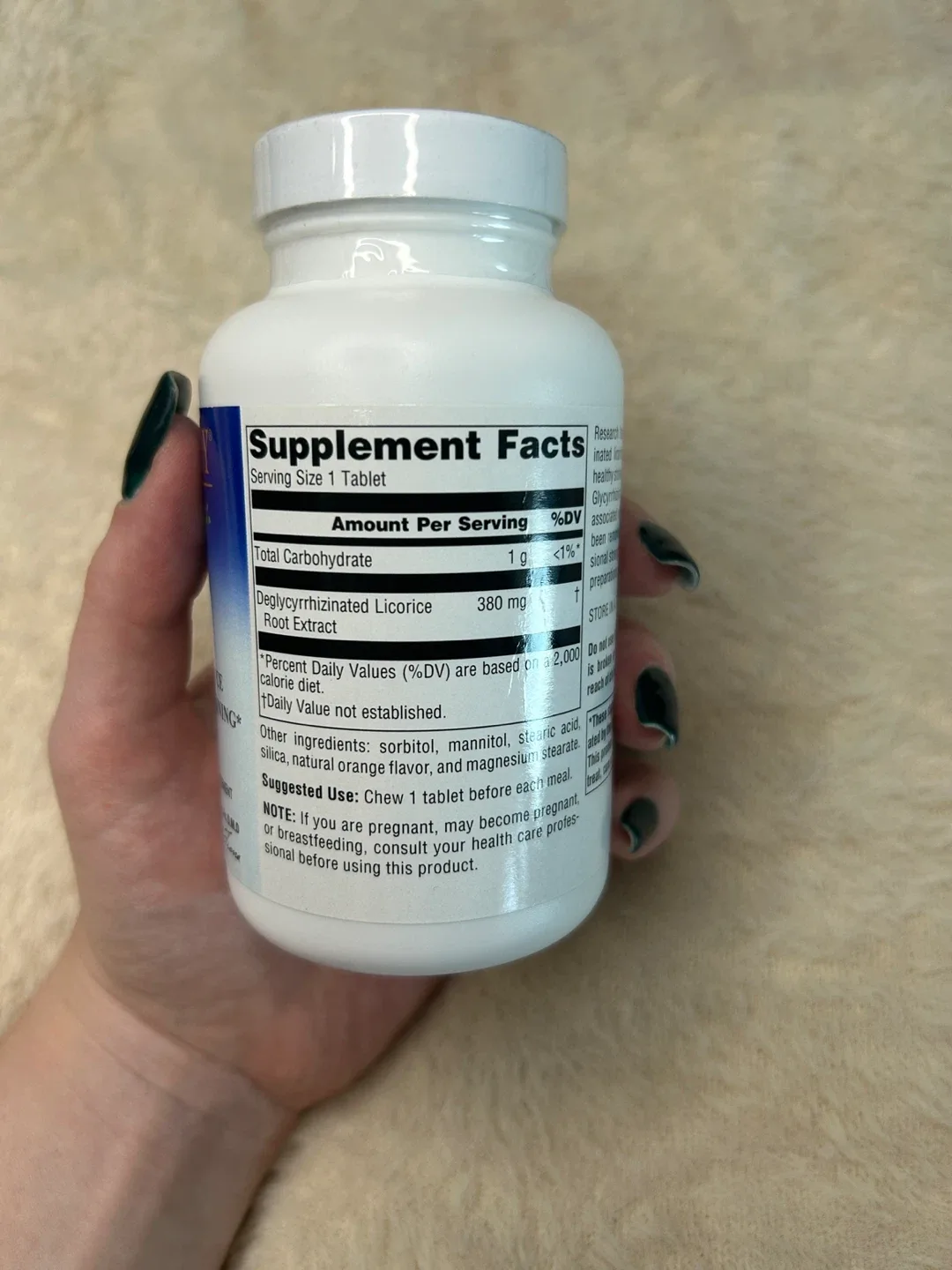 Planetary Herbals DGL Deglycyrrhizinated Licorice Tablets image indicator(2)