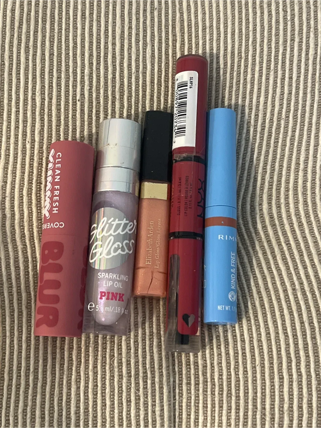 Mixed Lip Gloss Lot - Covergirl, NYX, Rimmel & More! thumbnail