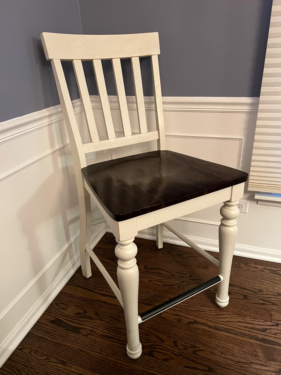 Set of 6 Joanna Farmhouse Bar Height Chairs - photo 2