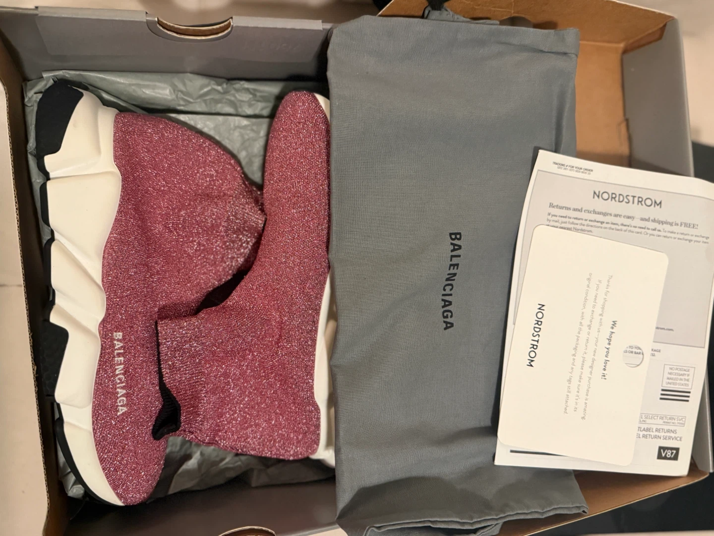 Balenciaga Speed 2.0 Knit Sneakers Size 39