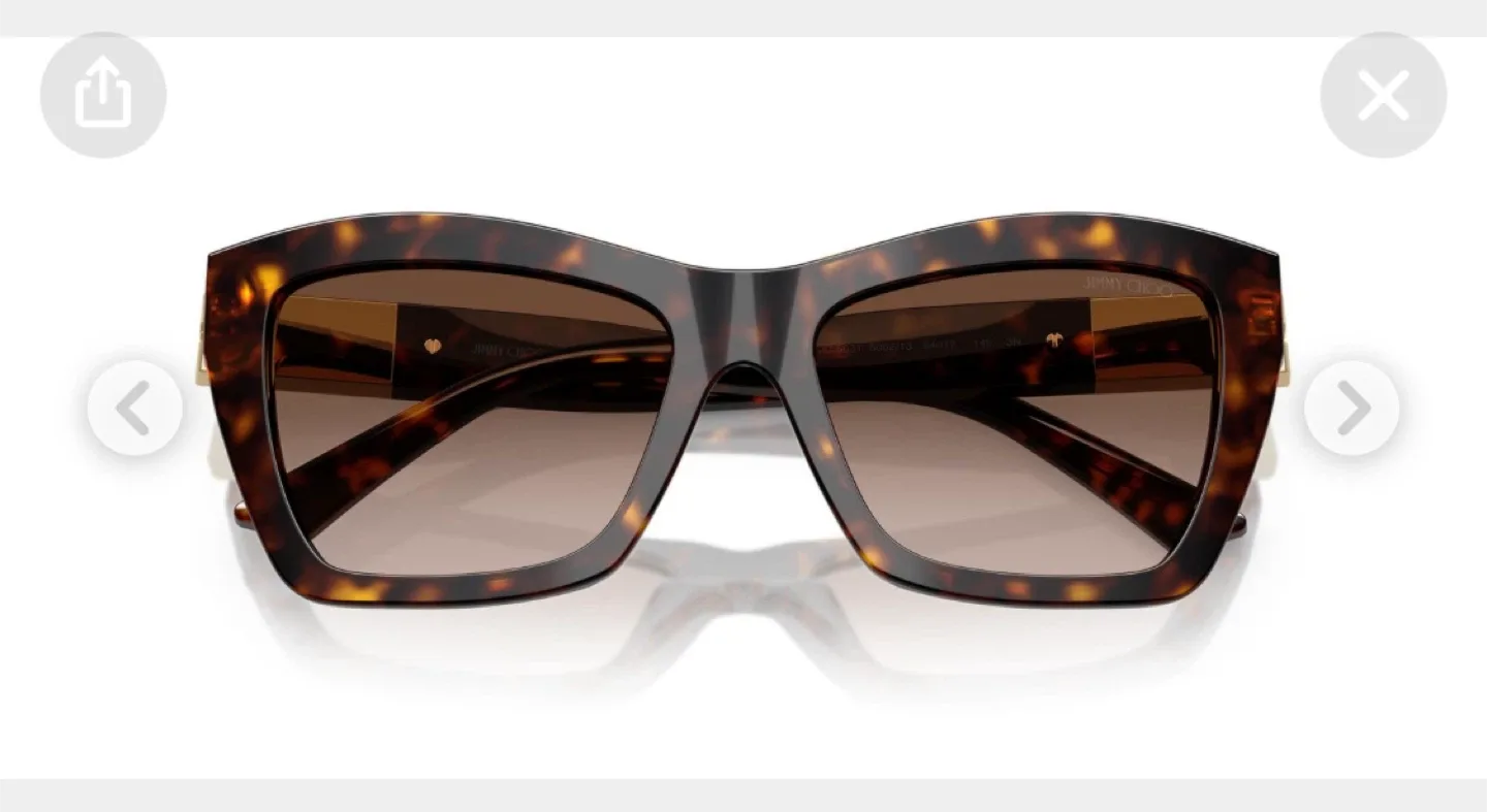 Jimmy Choo Tortoise Shell Sunglasses image indicator(5)