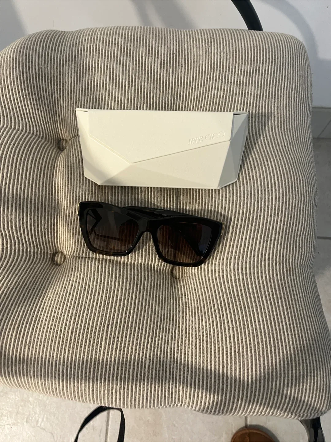 Jimmy Choo Tortoise Shell Sunglasses thumbnail