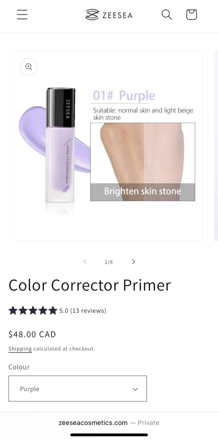 Brand-new ZEESEA Multi-Effect Makeup Primer (#M01) image indicator(6)