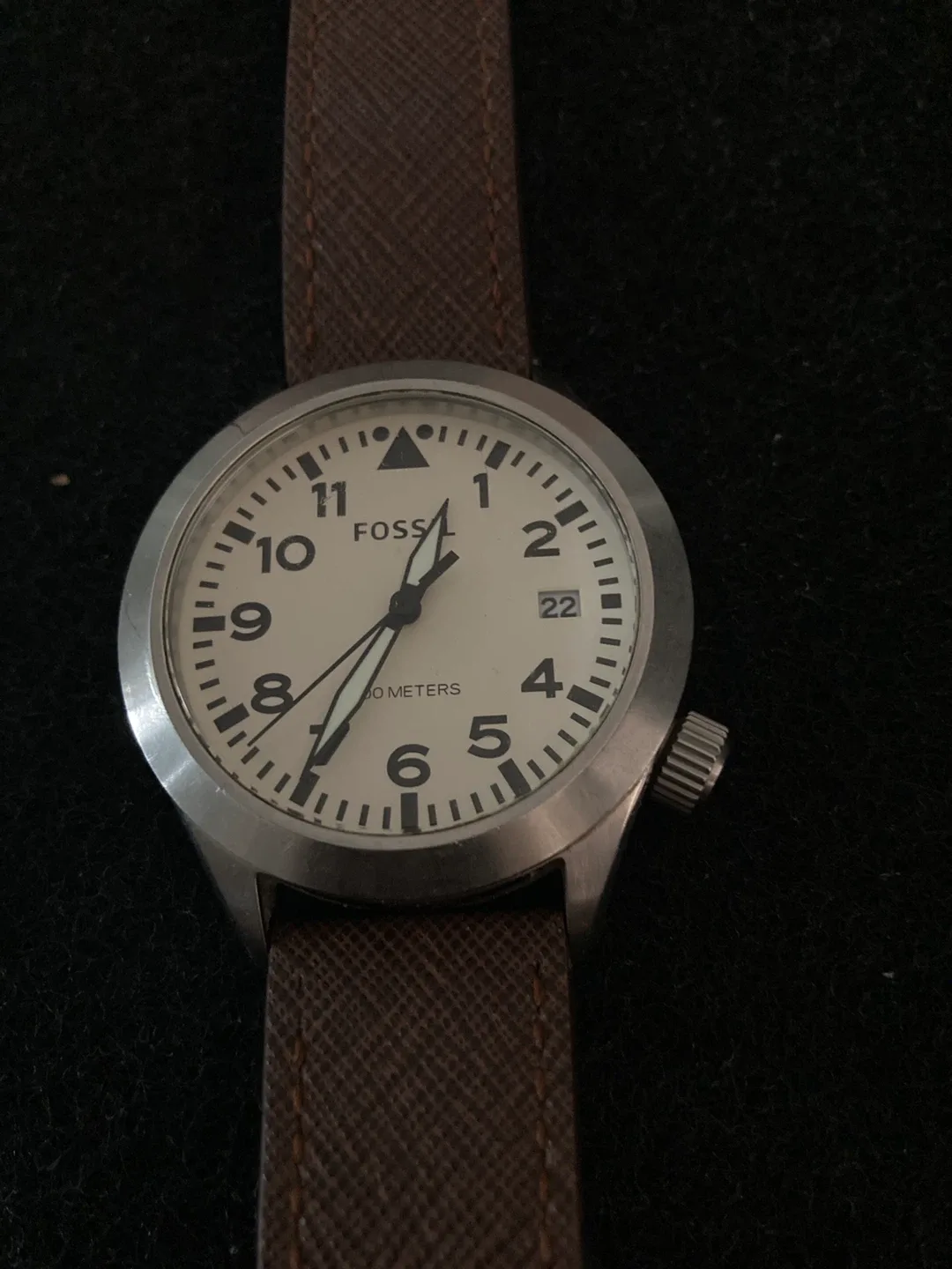 Fossil AM4545 Stainless Steel Watch thumbnail