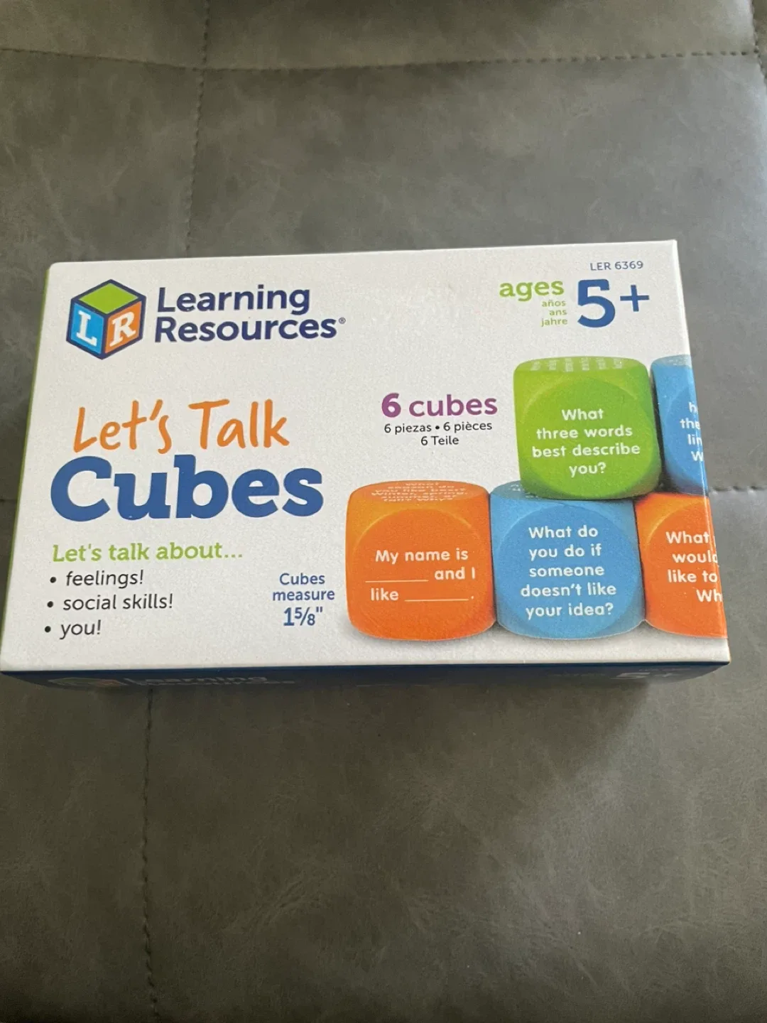 Learning Resources Let's Talk Cubes - Ages 5+ thumbnail