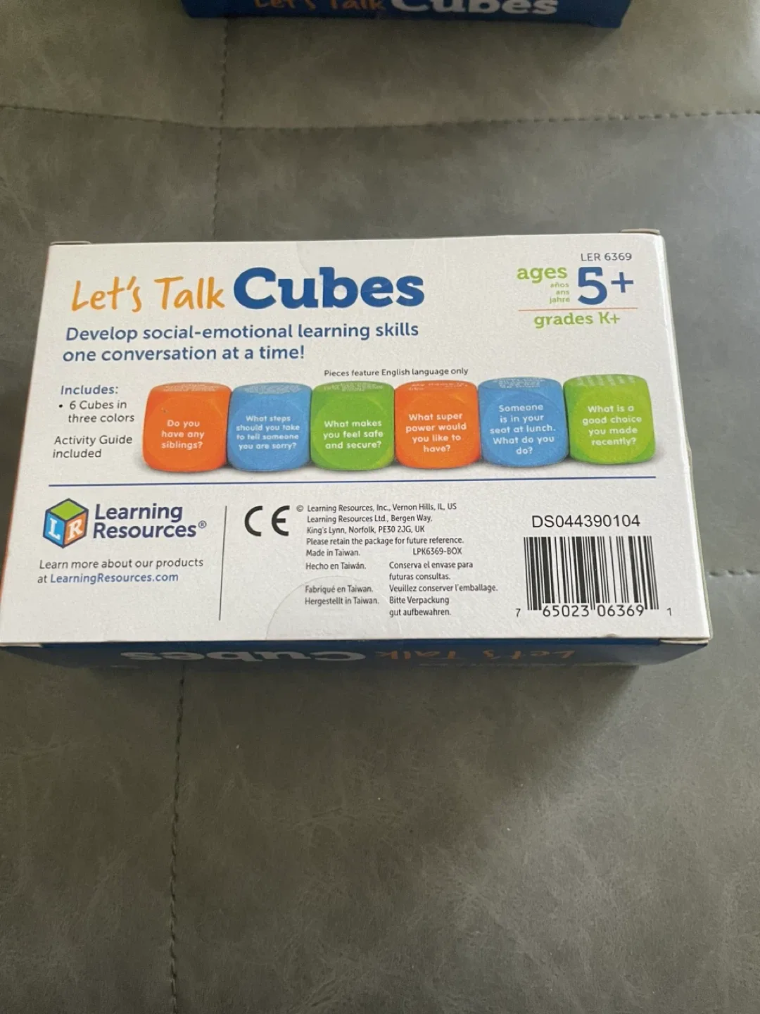 Learning Resources Let's Talk Cubes - Ages 5+ image indicator(2)