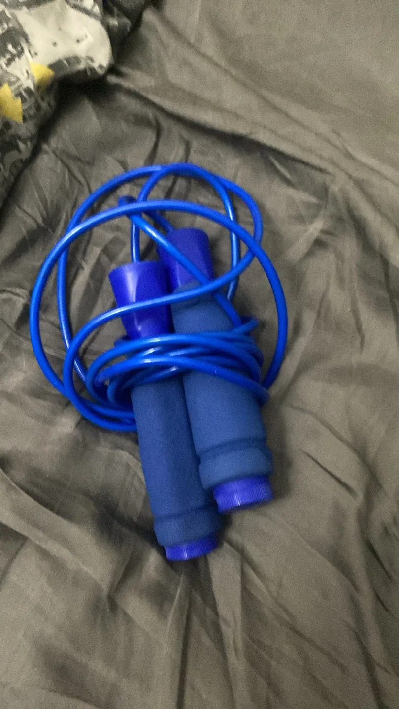 🥕 Weighted 1lb Blue Skipping Rope thumbnail