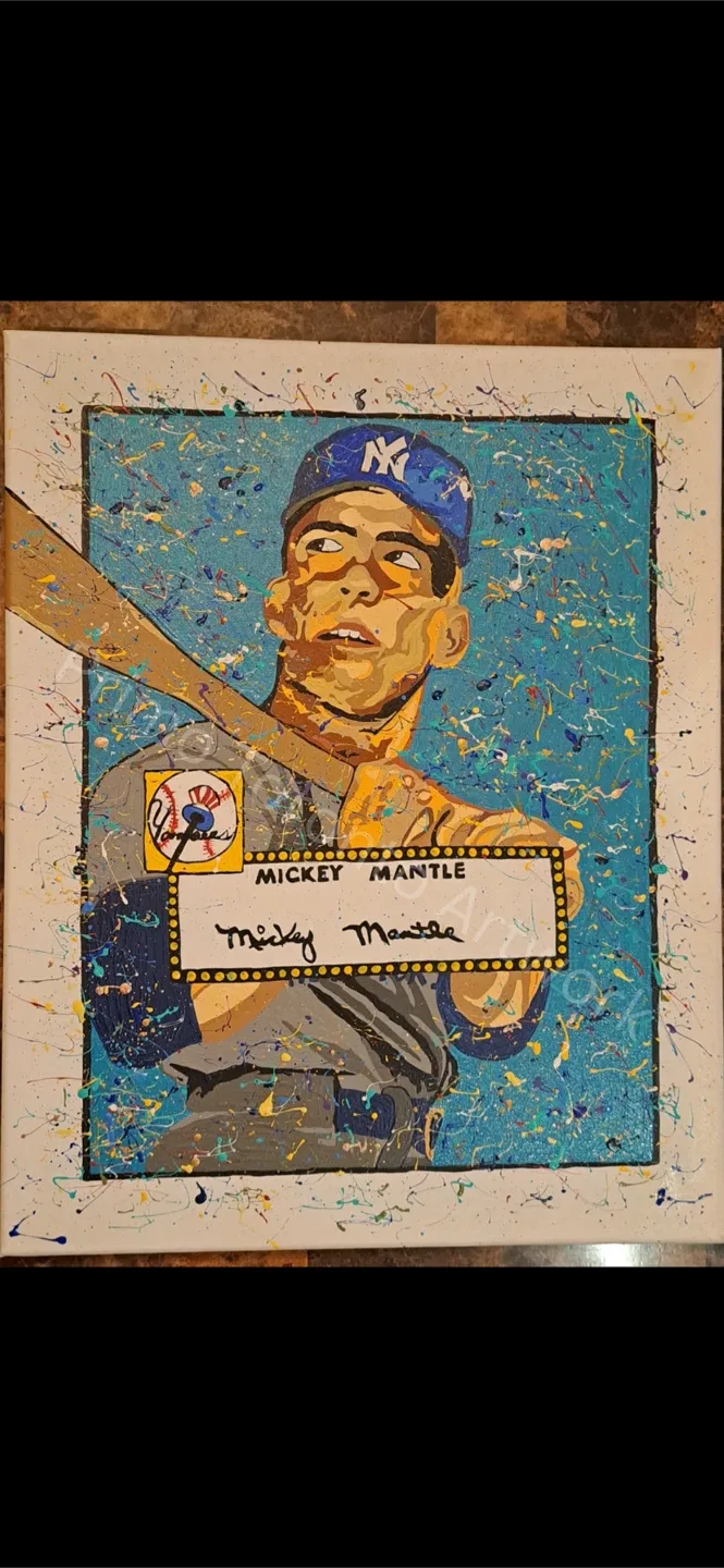 Mickey Mantle Painting thumbnail