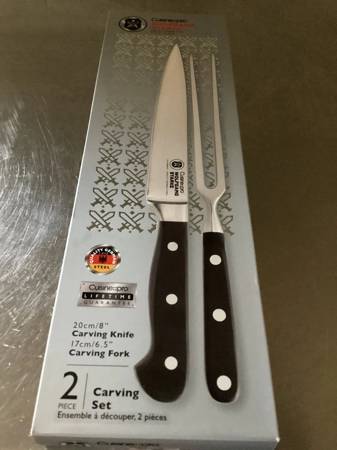 Cuisine Pro Wolfgang Starke 2 piece Carving Set. thumbnail
