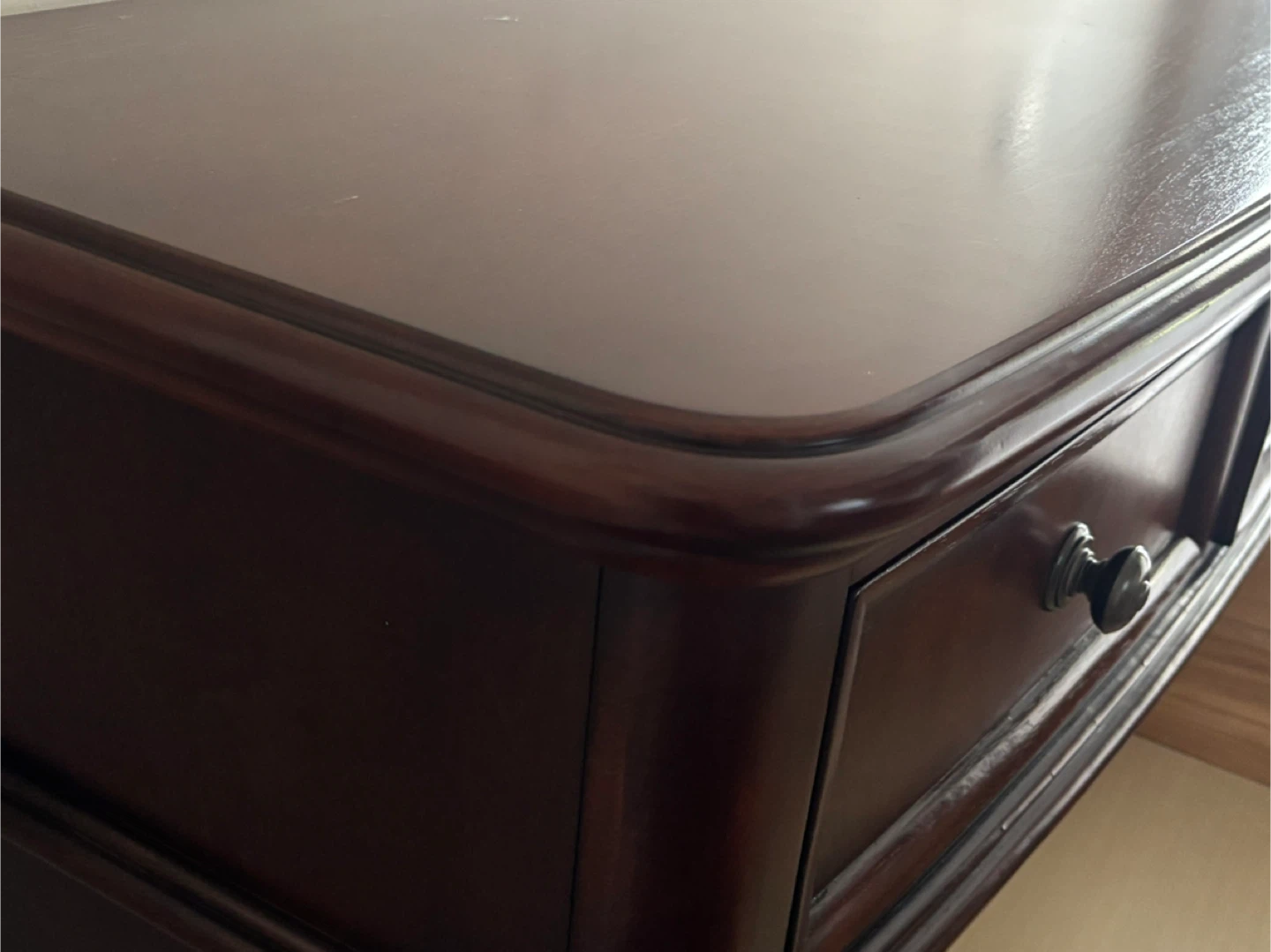 Dark Wood Dresser - 7 Drawers - photo 5
