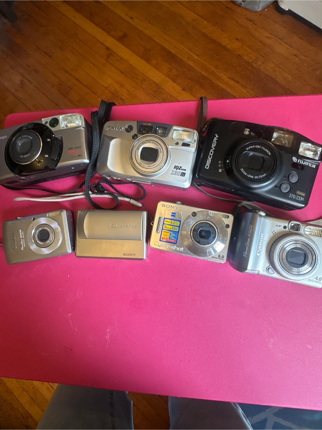 Vintage Point and Shoot Cameras - Canon, Sony, Pentax, Fujifilm