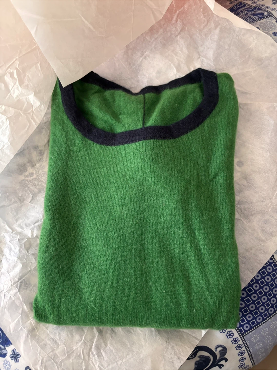 Green cashmere sweater - photo 3