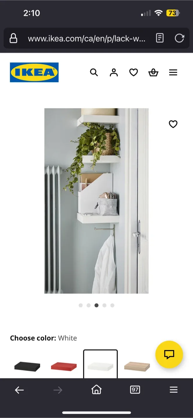 NEW Ikea Lack floating shelves x4 image indicator(2)