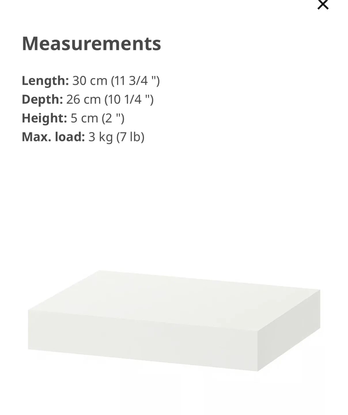 NEW Ikea Lack floating shelves x4 image indicator(6)