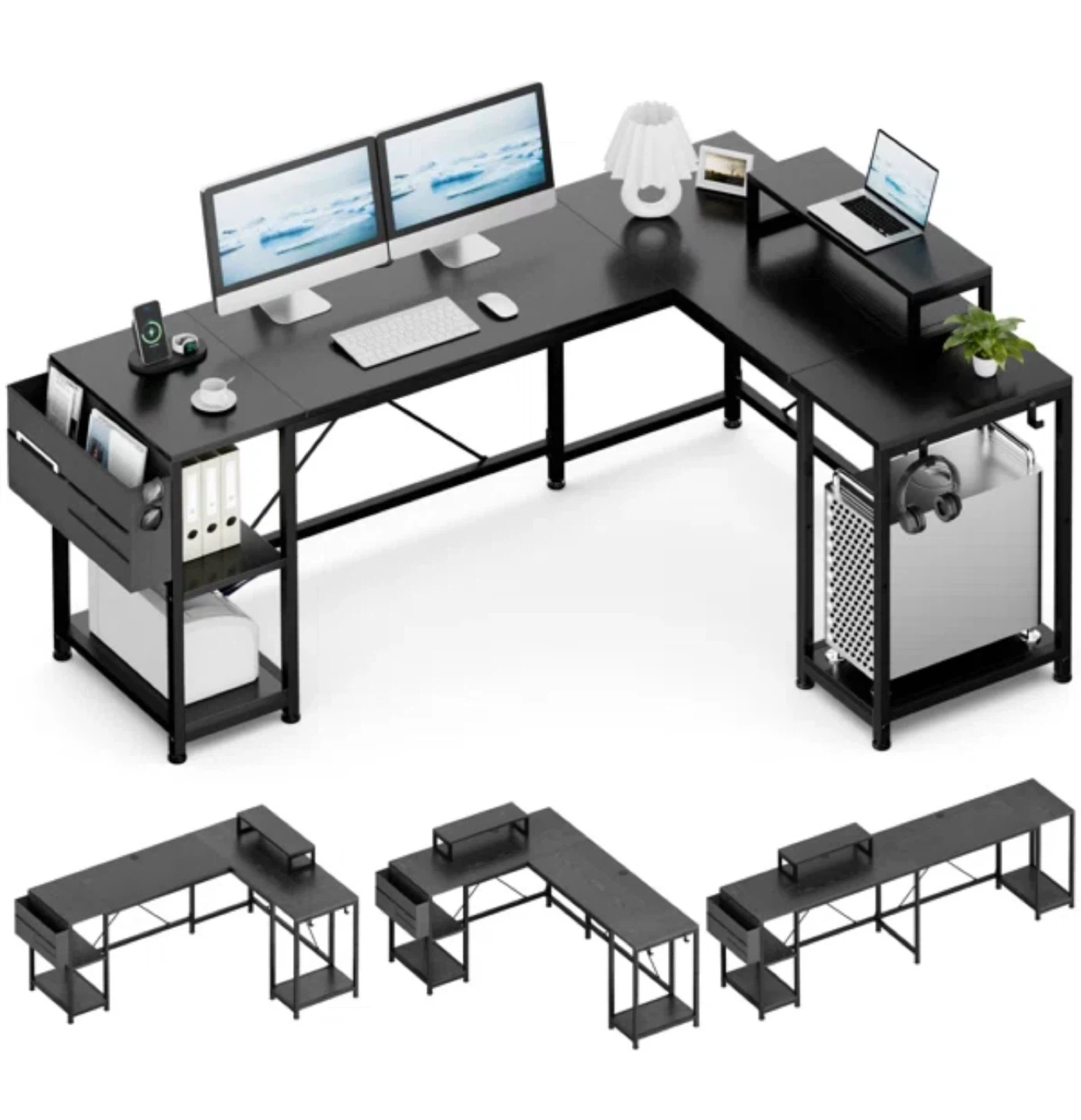L-shaped desk