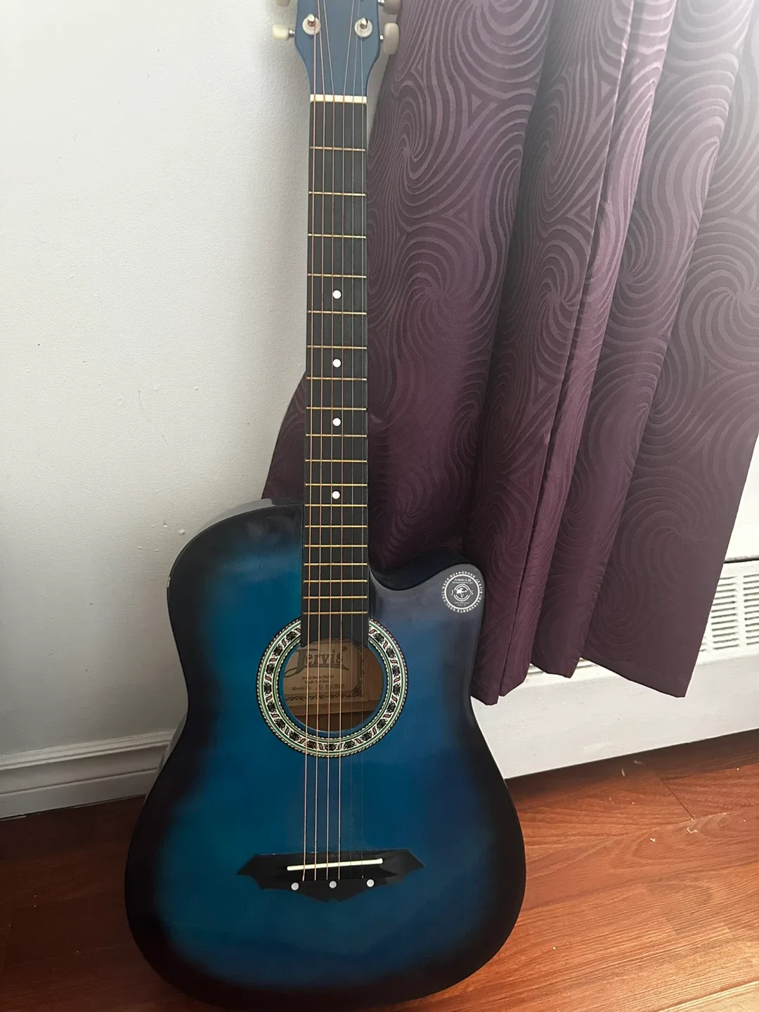 Jervis Acoustic Guitar - Blue thumbnail