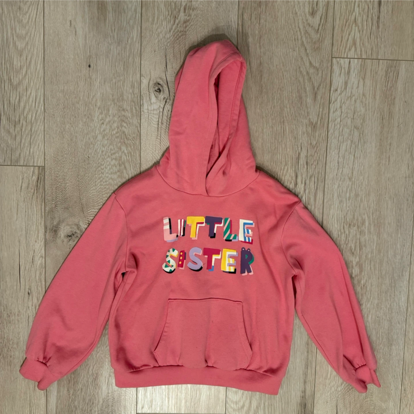 H&M 6-8 yo Little Sister Pink Hoodie