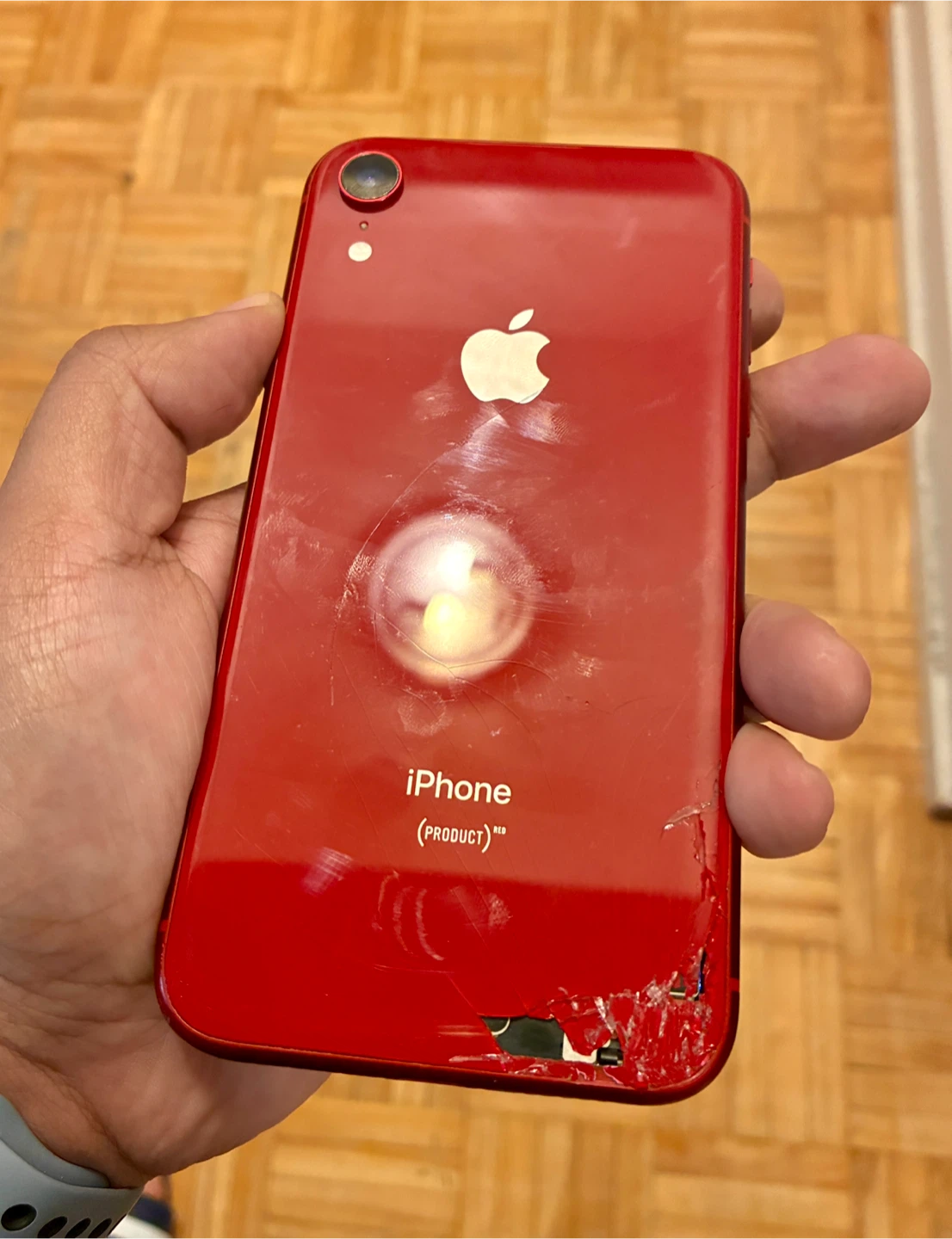 iPhone XR 64GB- Product red-Broken-for parts or repair - photo 3