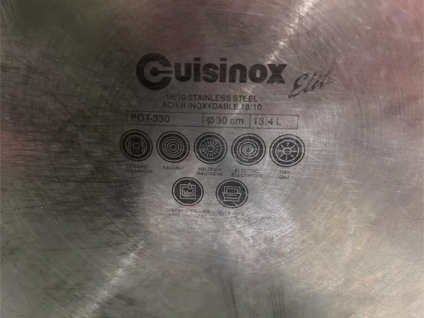 Cuisinox Elite 13.4 L Stainless Steel Stock Pot - photo 4