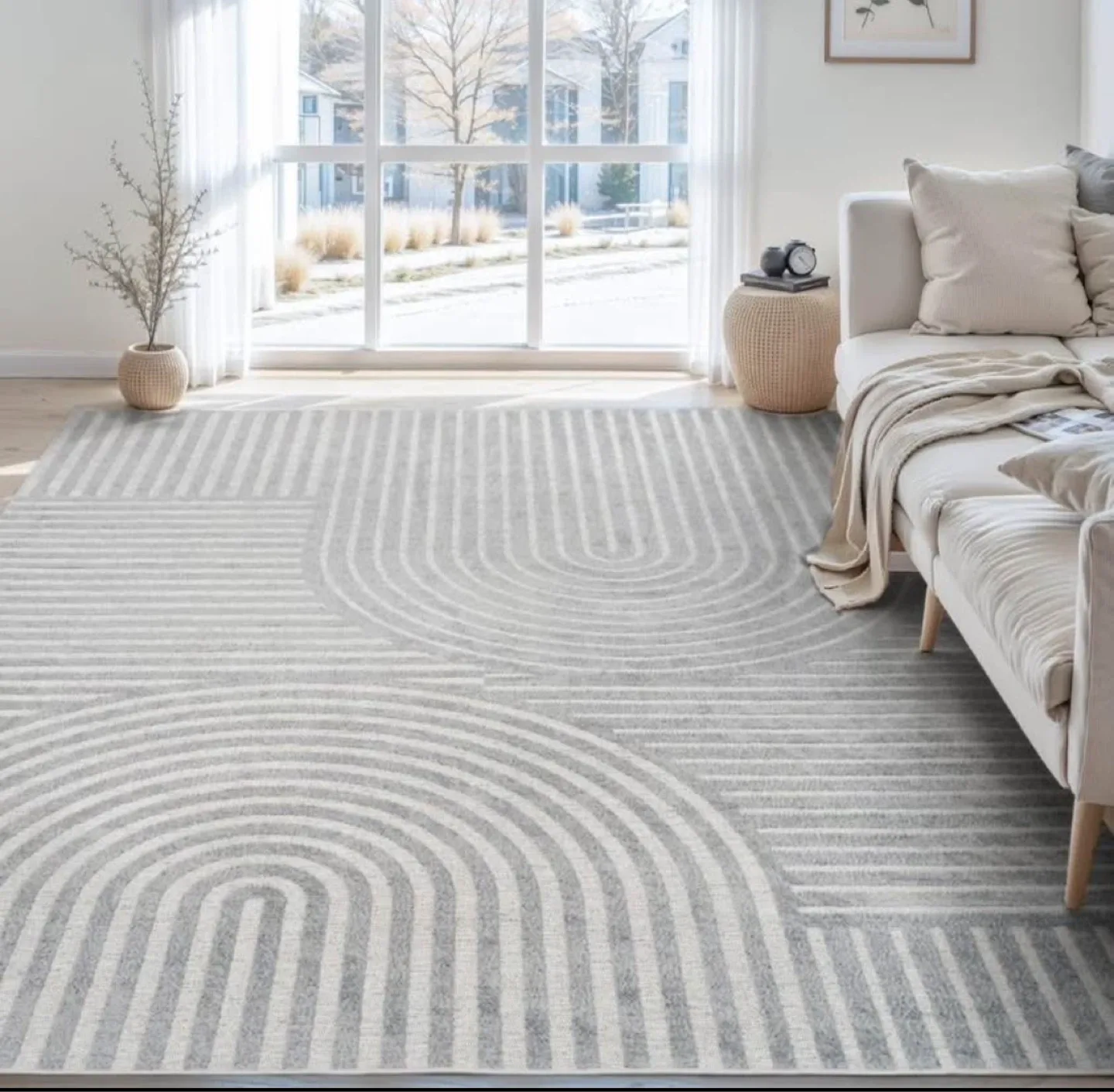 Brand New Boho Area Rug 6x9 ft thumbnail