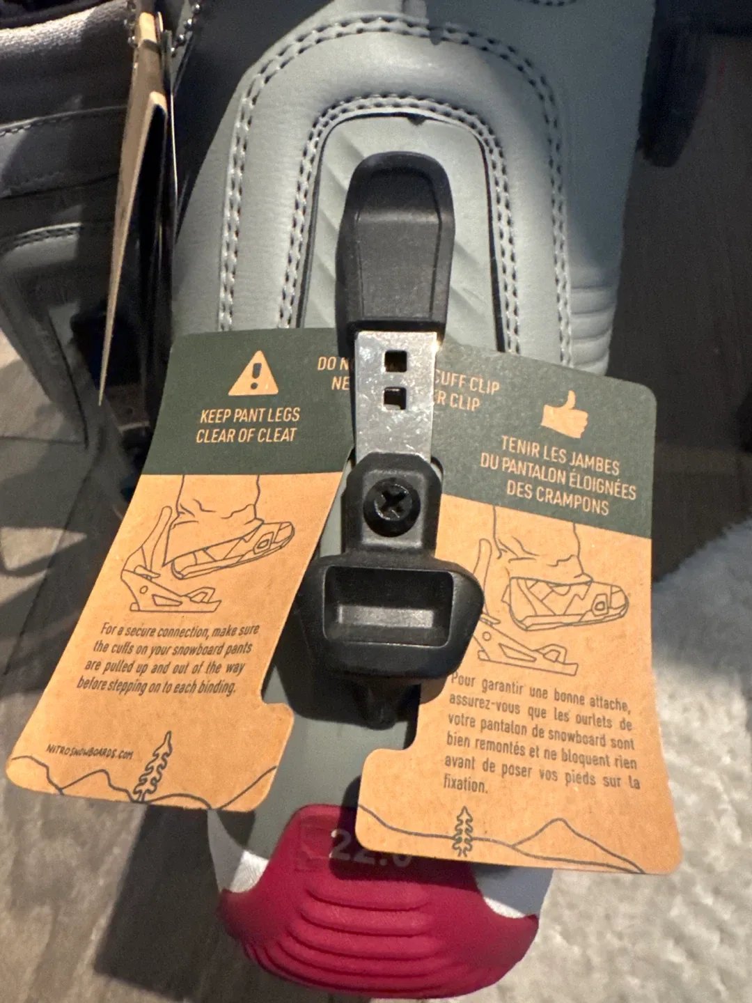 Nitro Dynasty BOA Step On Snowboard Boots - Size 22.0 image indicator(4)