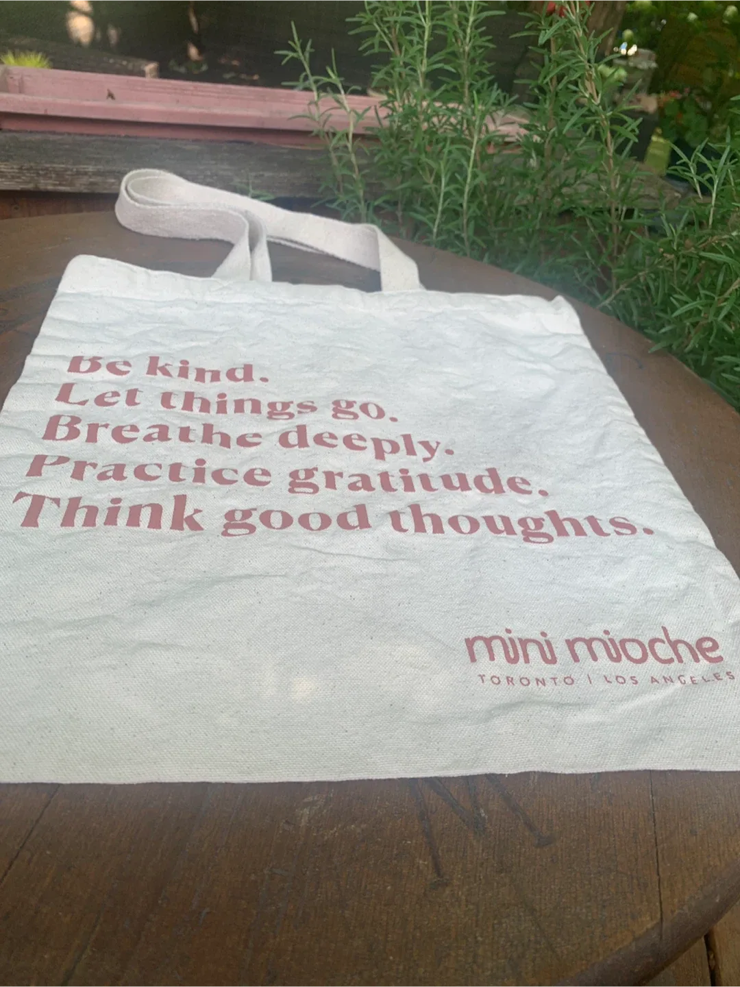 Mini Mioche Tote Bag - "Be Kind" Design image indicator(2)