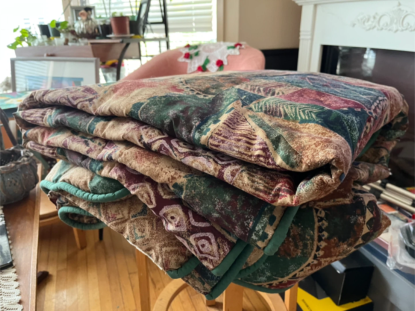 Quilted Blanket or Bedspread, Queen size