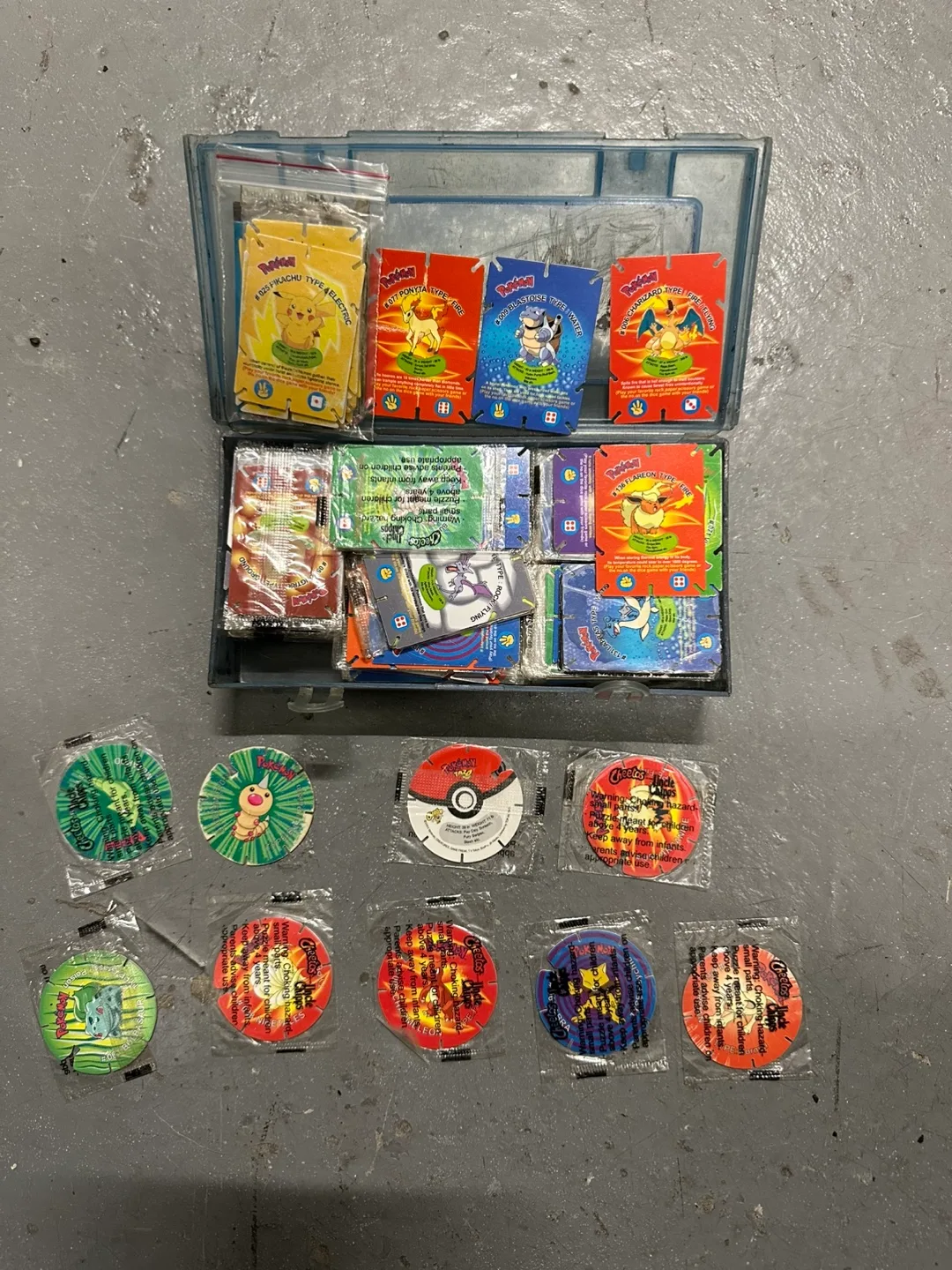 Pokemon Jenga Cards & Tazos for sale thumbnail