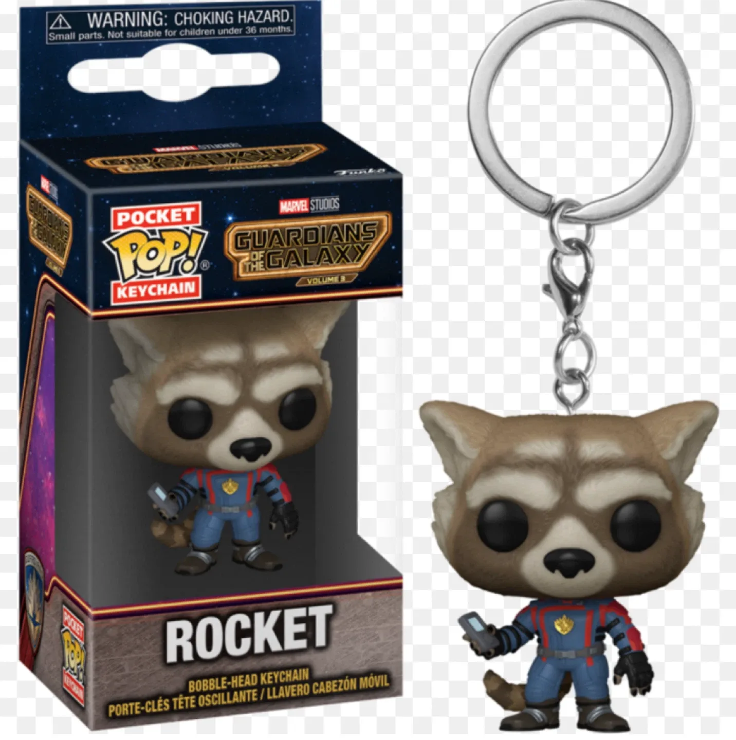 🥕Funko Pocket Pop! Keychain: Rocket (Guardians of the Galaxy)🥕 thumbnail