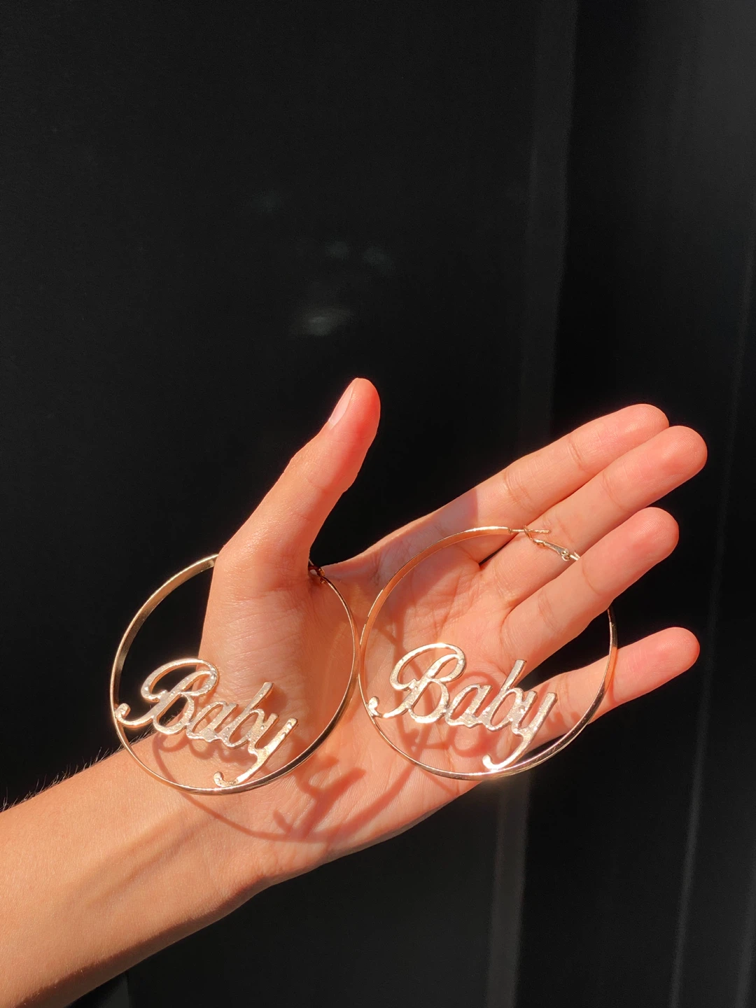 Popular Y2K style Baby Letter Earrings - photo 4