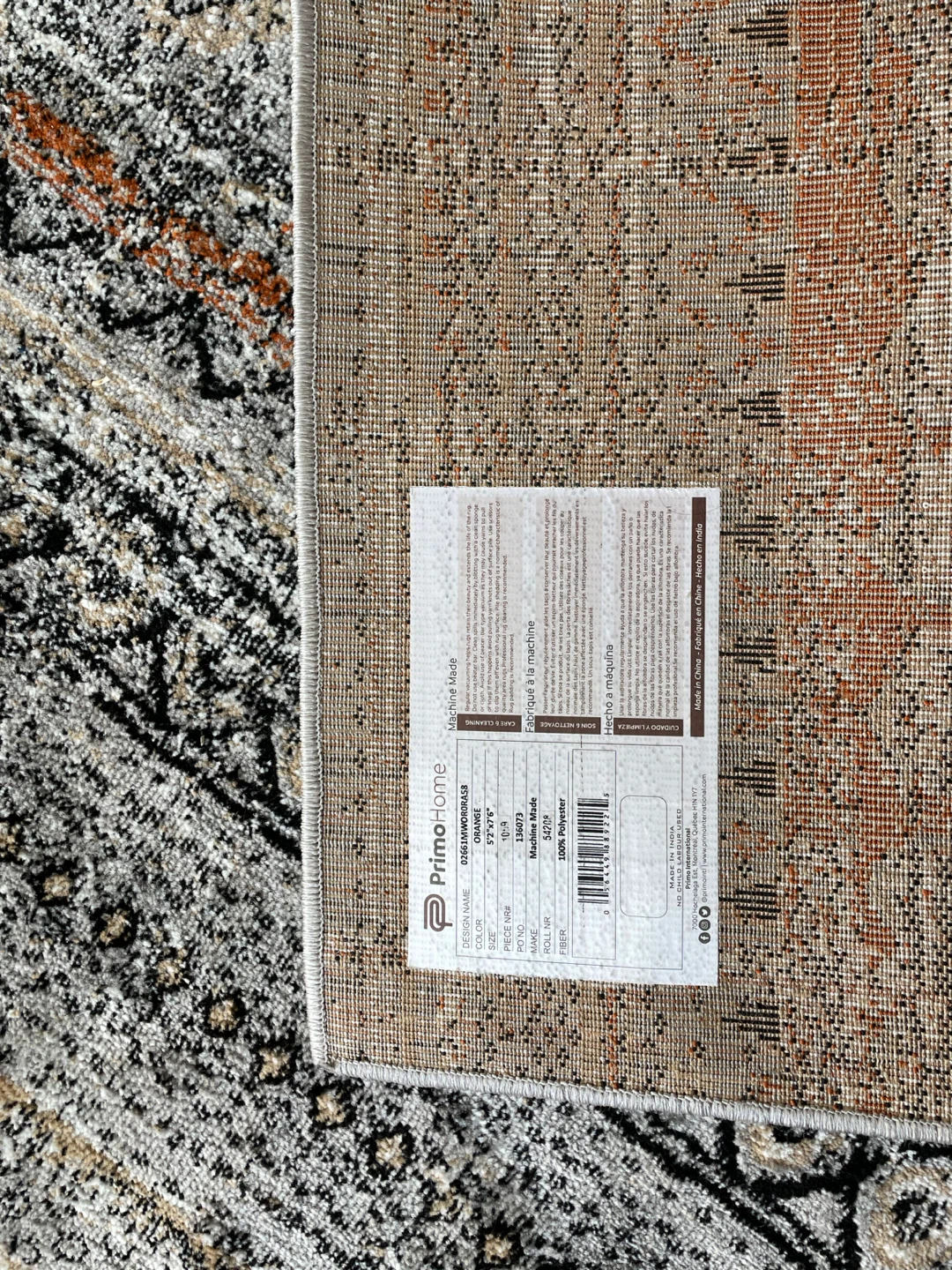 Primo Home Area Rug 5’2”x 7’6” - photo 4