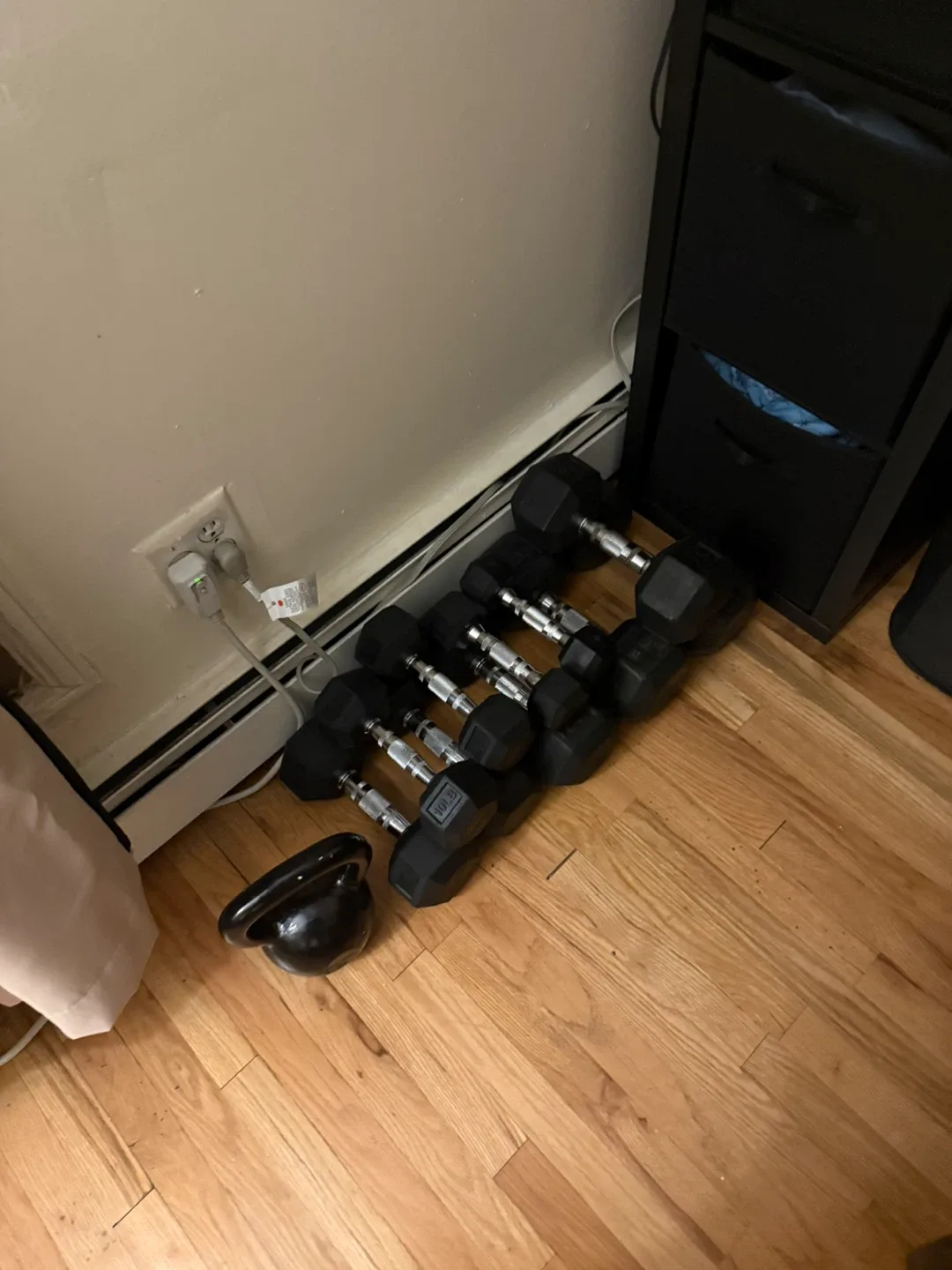 Dumbbell and Kettlebell Set