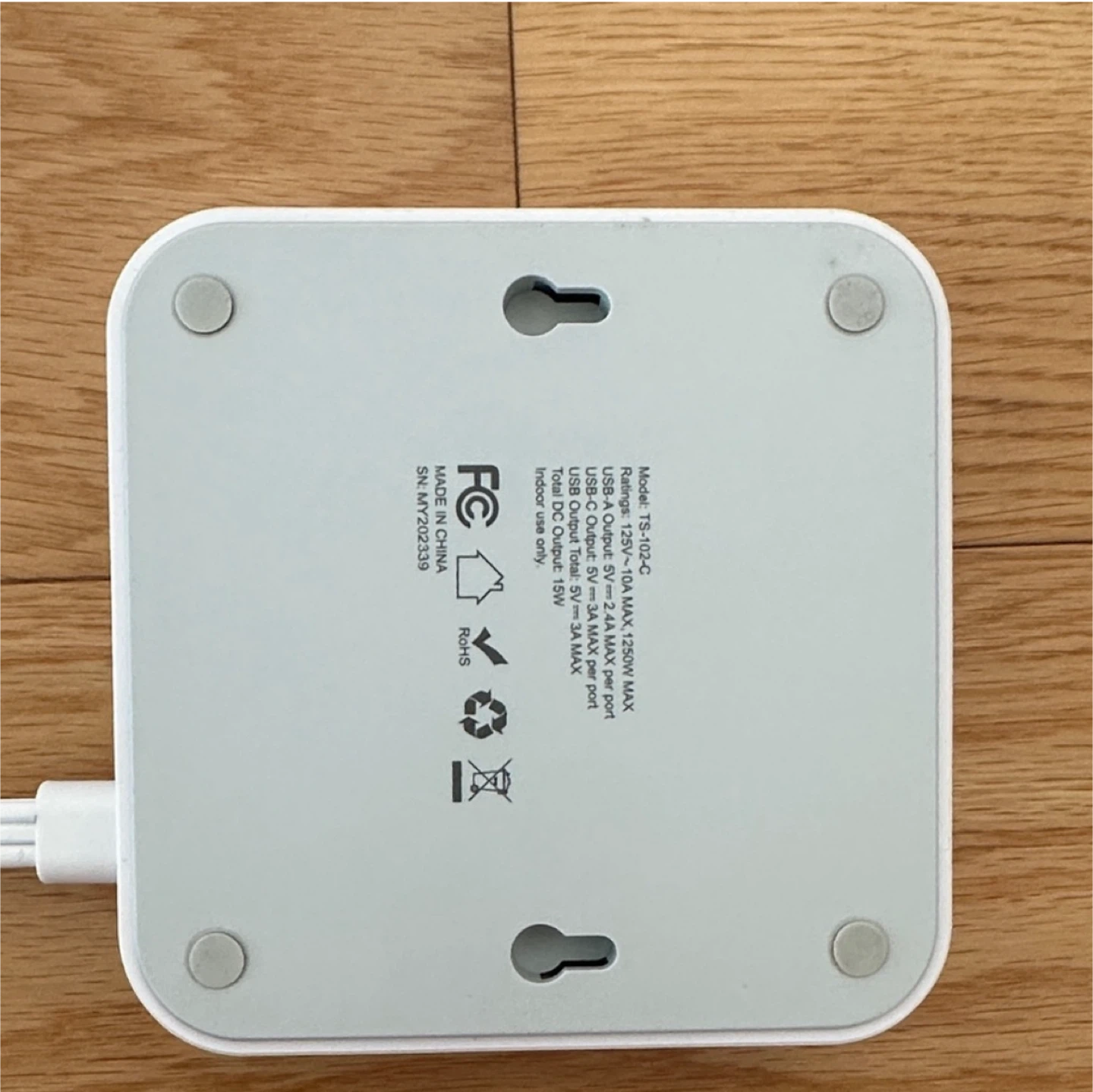 TESSAN Power Bar with USB Ports - photo 3