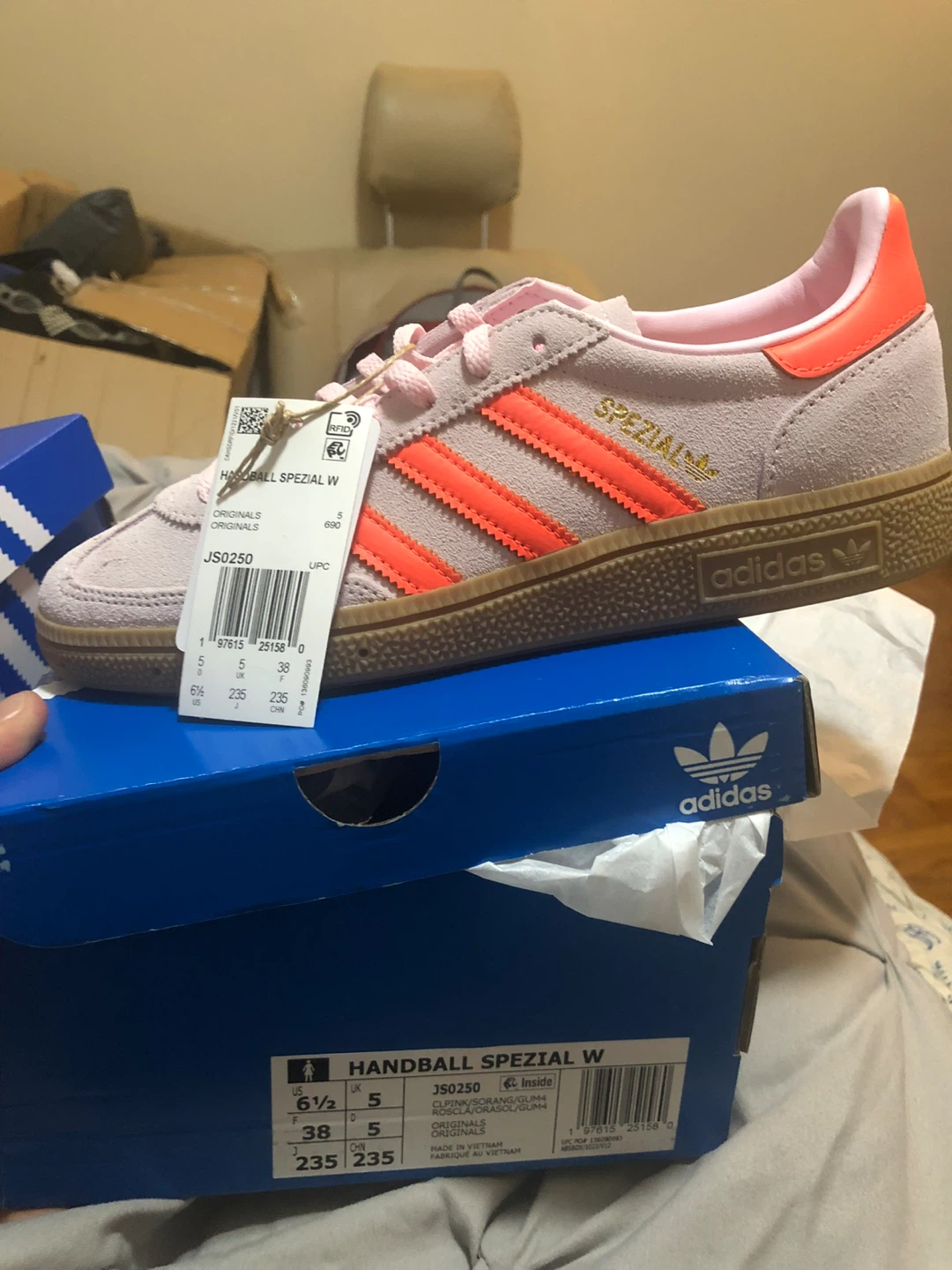Adidas Handball Spezial W Pink US 6.5 New - photo 3