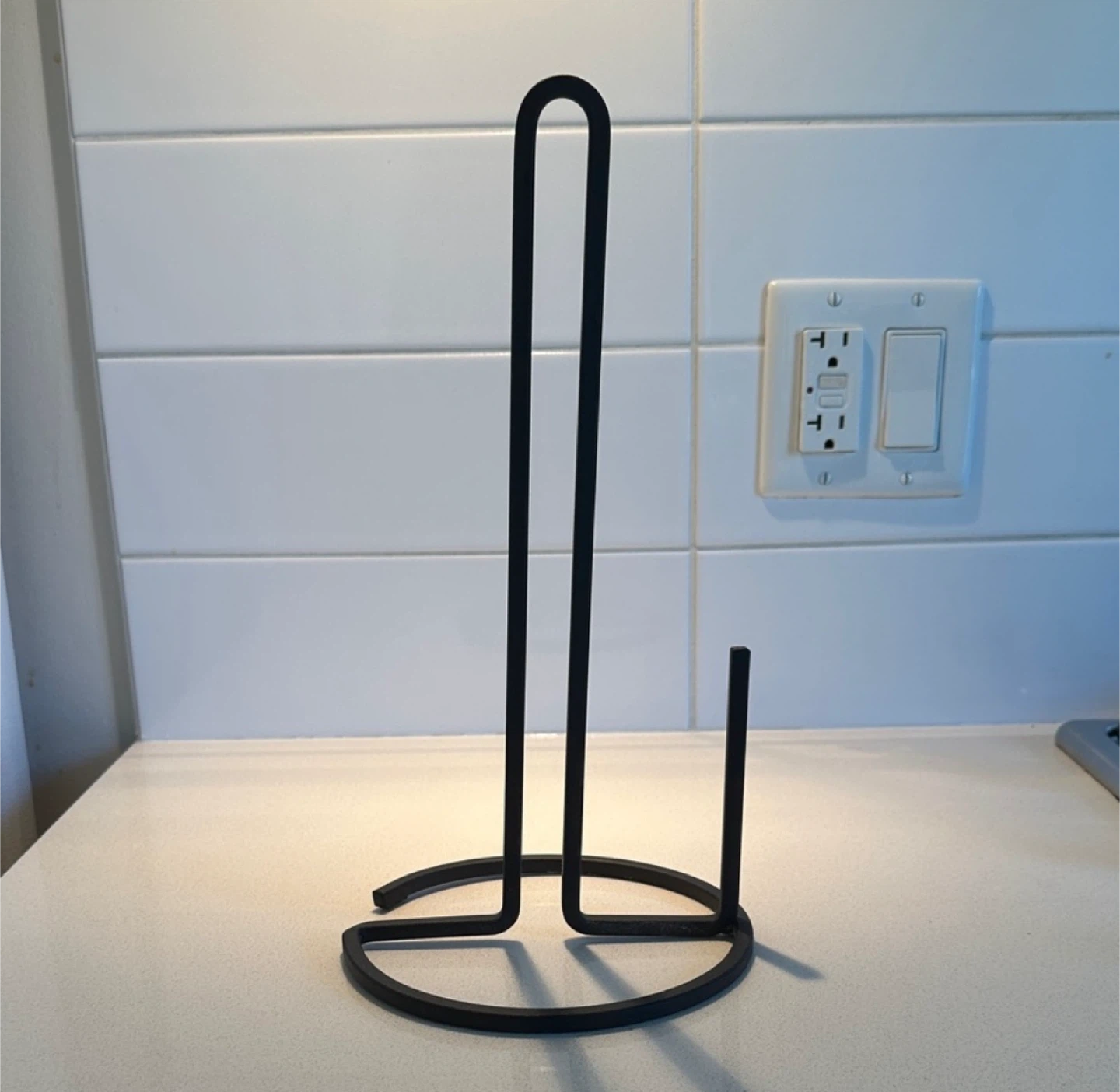 Umbra Black Paper Towel Holder