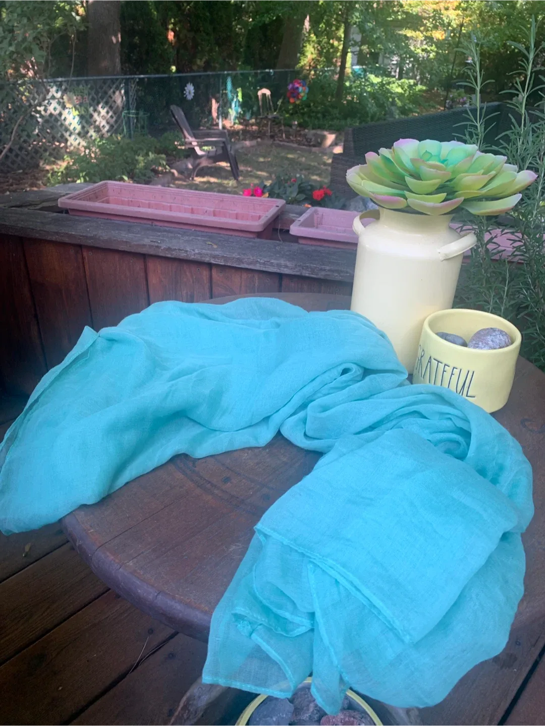 Teal Green Circle Scarf image indicator(3)