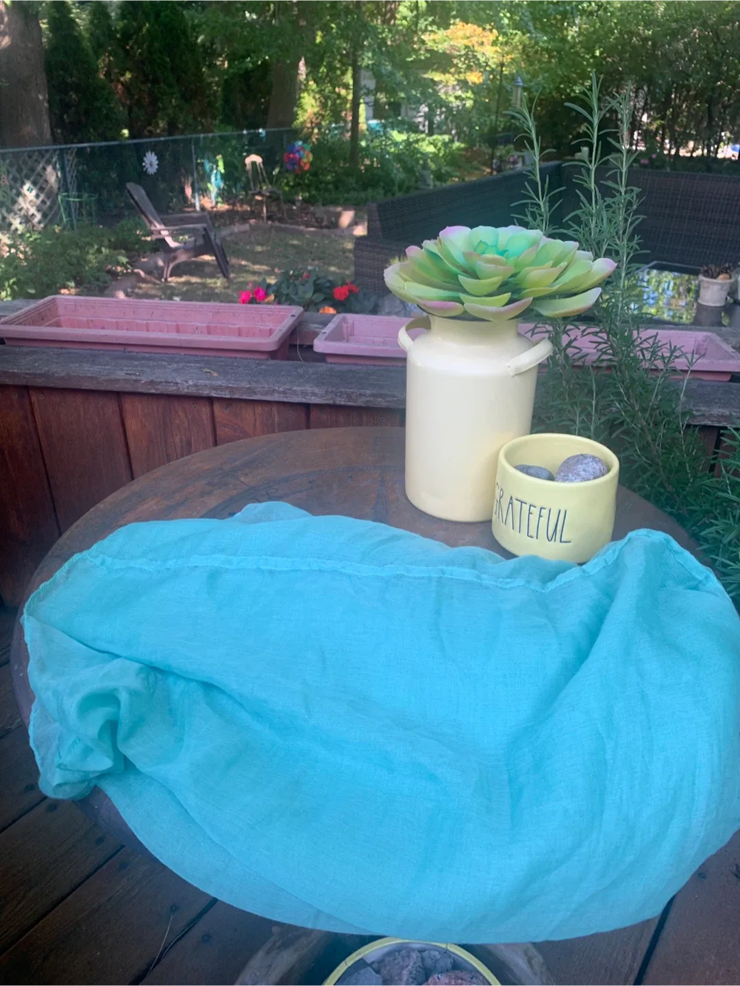 Teal Green Circle Scarf image indicator(4)