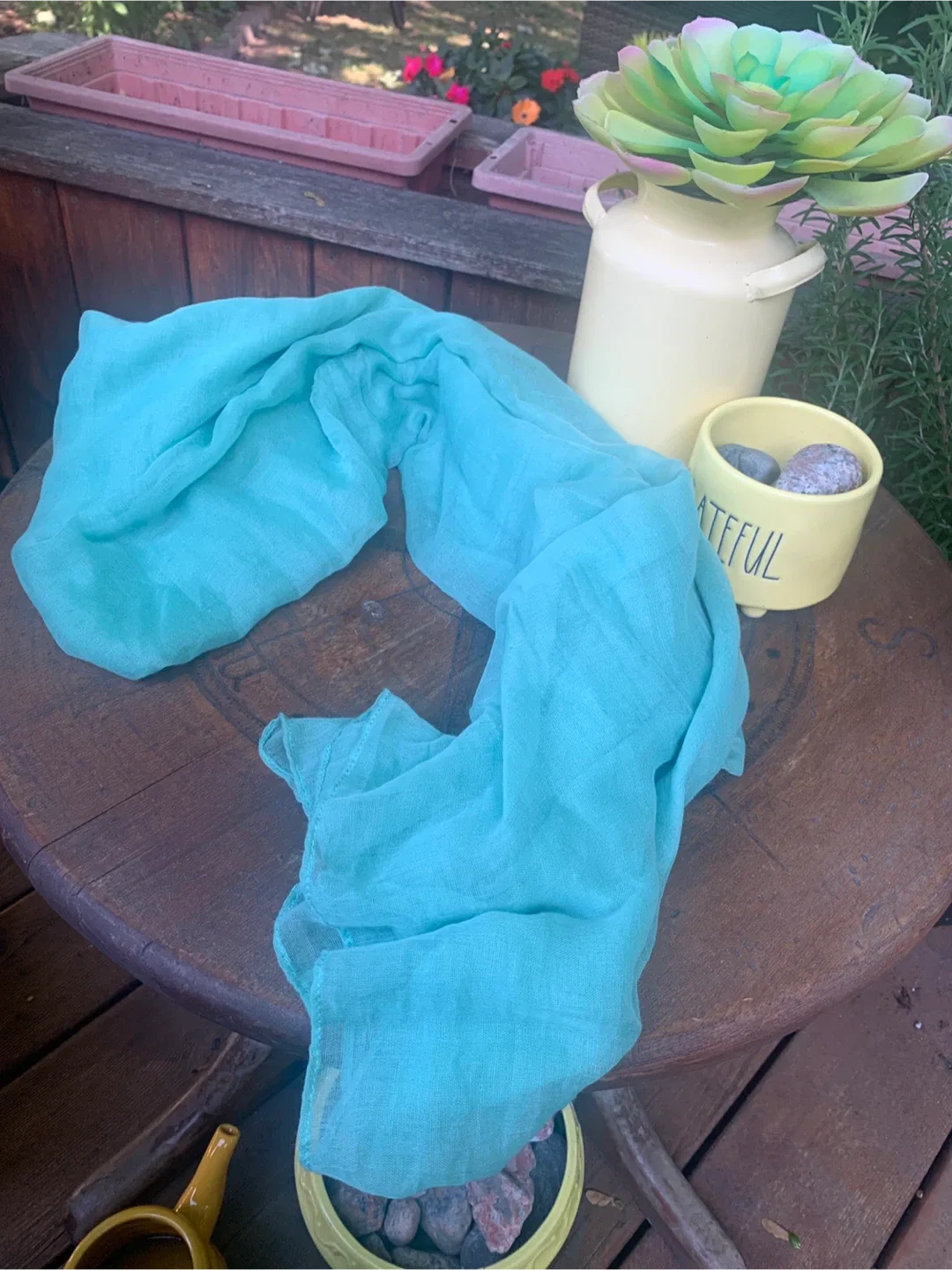 Teal Green Circle Scarf image indicator(6)