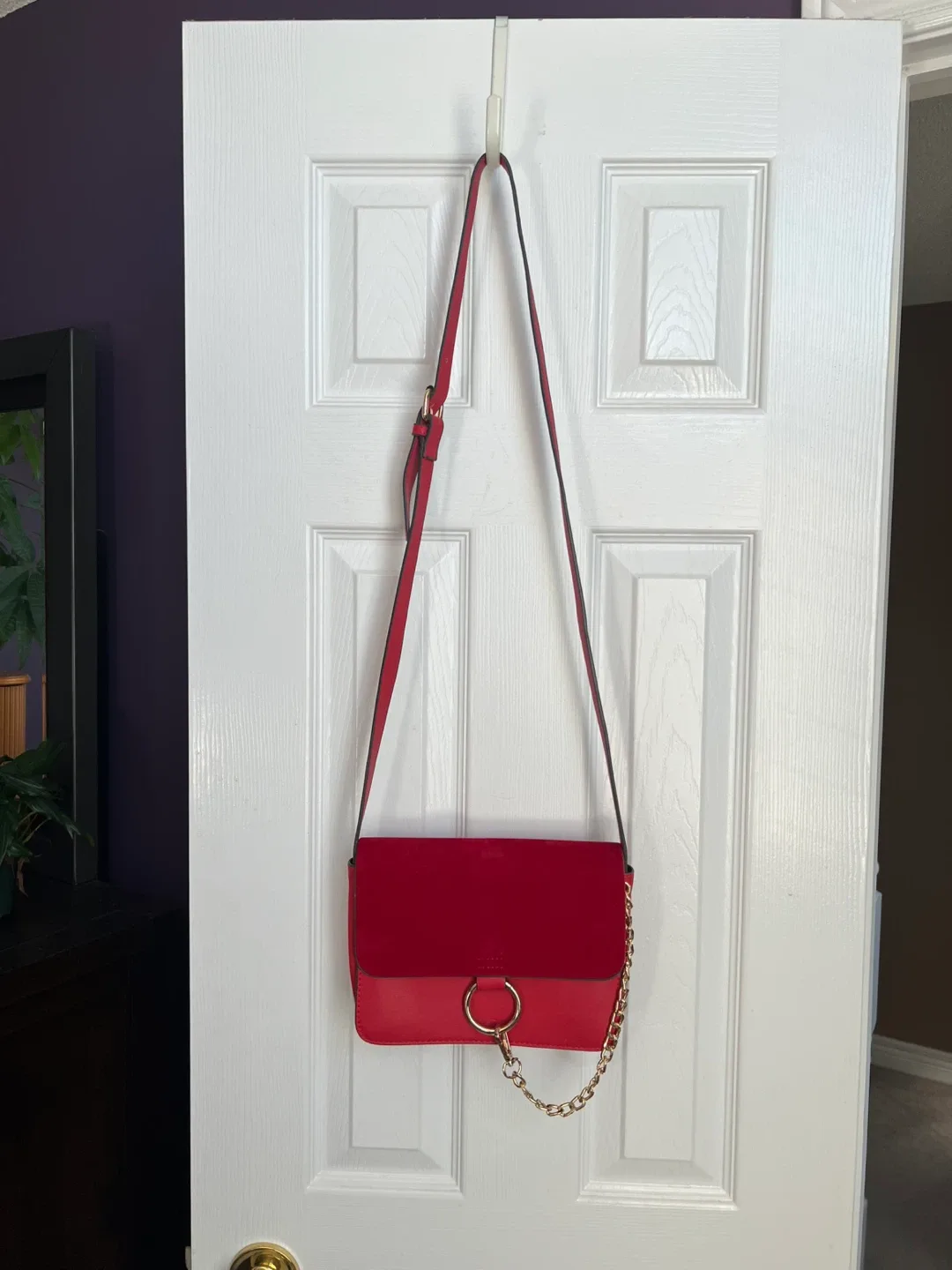 Chloé Red Leather Crossbody Bag thumbnail