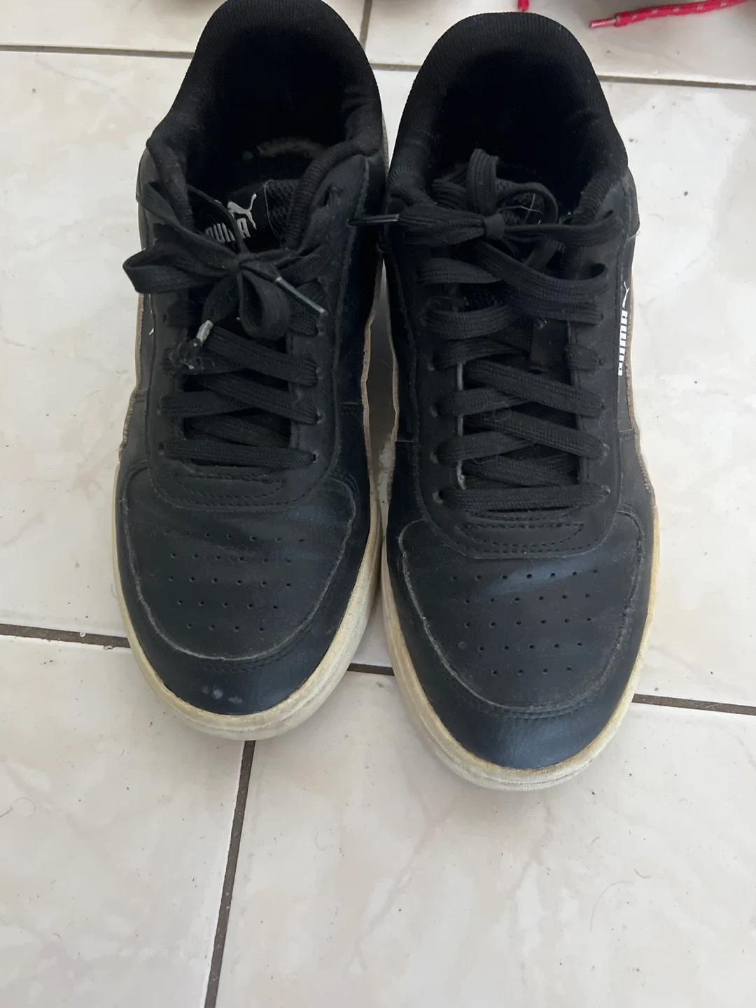 Puma Courtflex V2 Black Sneakers thumbnail