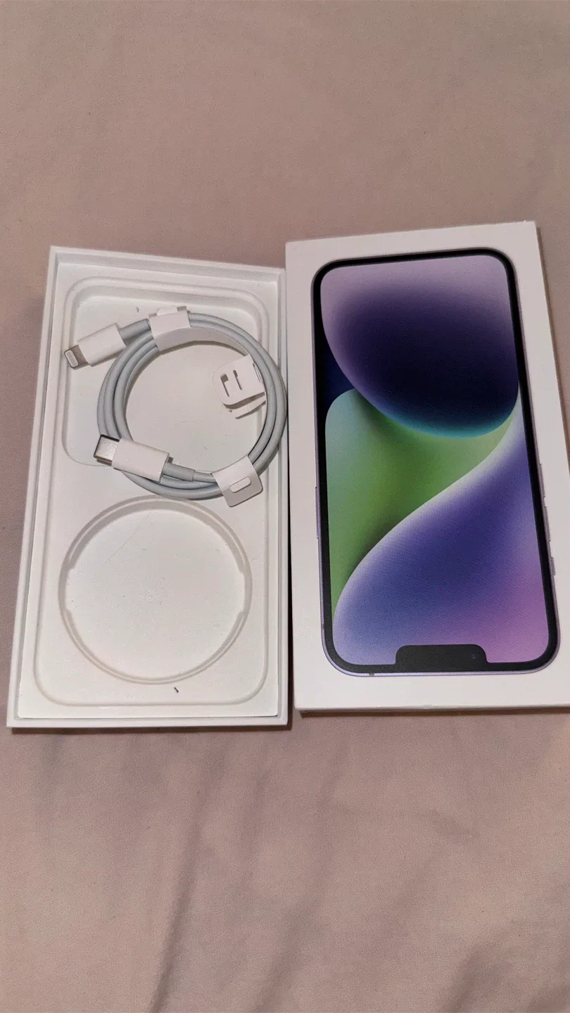 Apple iPhone 14 Purple 128gb image indicator(4)