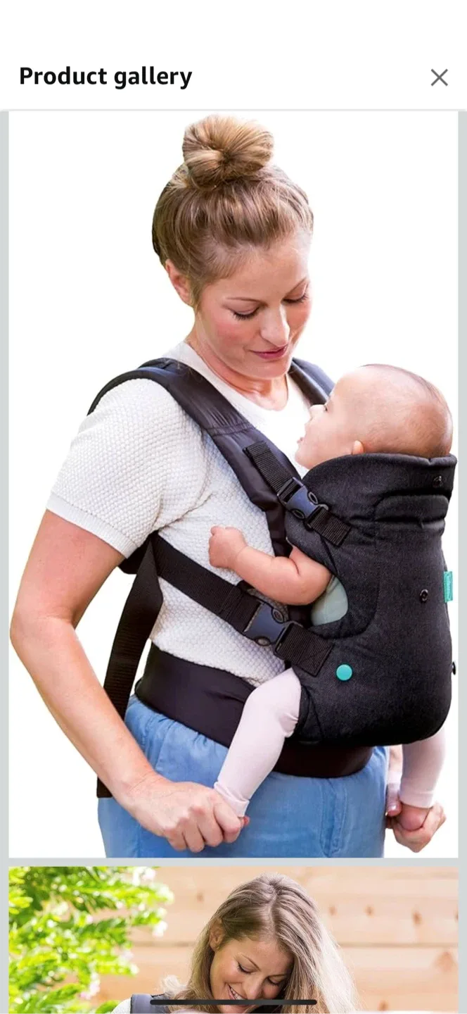 New Infantino Carry On Multi Pocket Carrier - Charcoal image indicator(3)