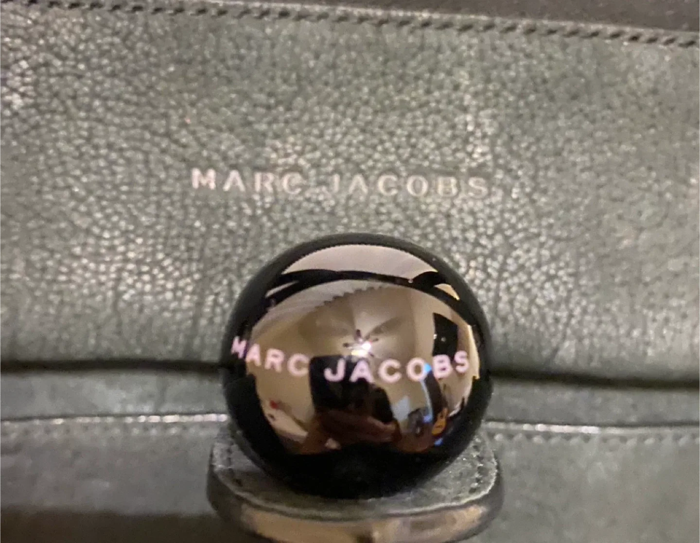 Marc Jacobs Black Leather Satchel thumbnail