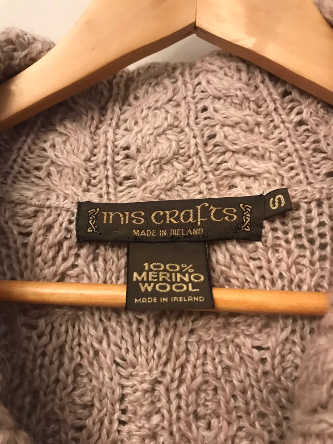 Inis Crafts Merino Wool Cardigan - Size S image indicator(3)