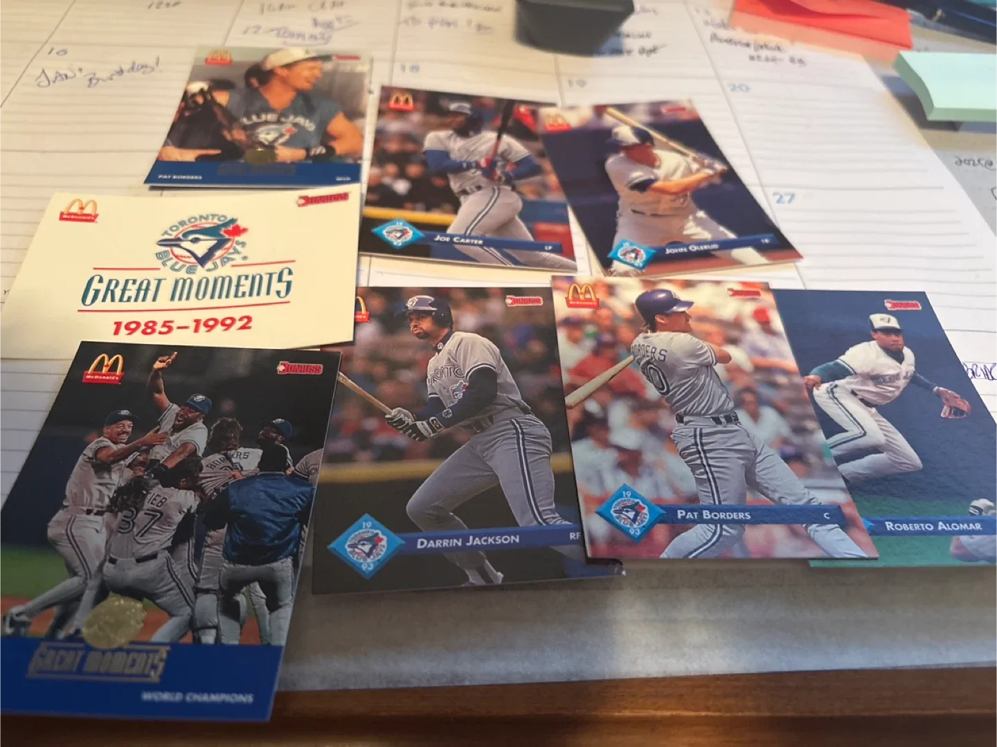 Toronto Blue Jays Great Moments Trading Cards 1985-1992 thumbnail