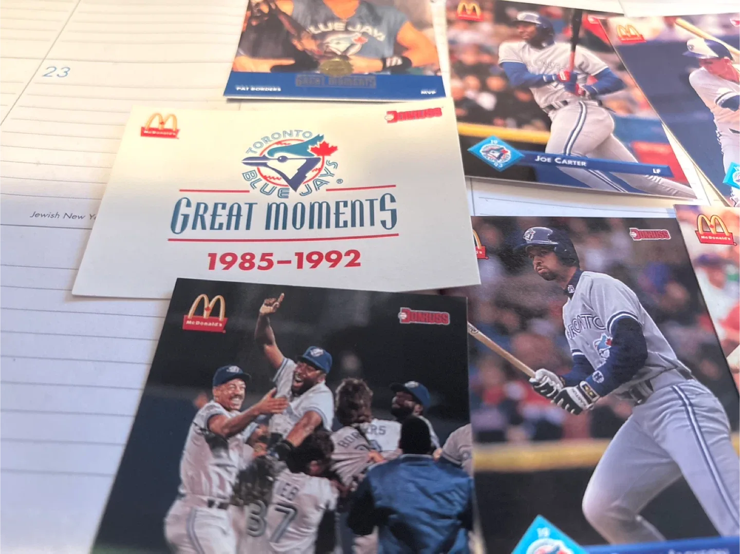 Toronto Blue Jays Great Moments Trading Cards 1985-1992 image indicator(2)