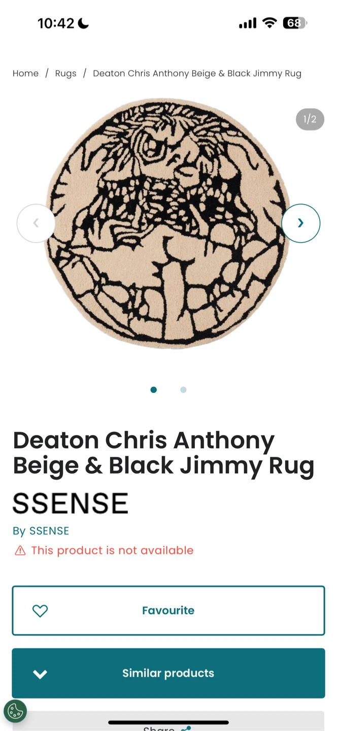 SSENSE Deaton Chris Anthony Jimmy Rug - photo 2